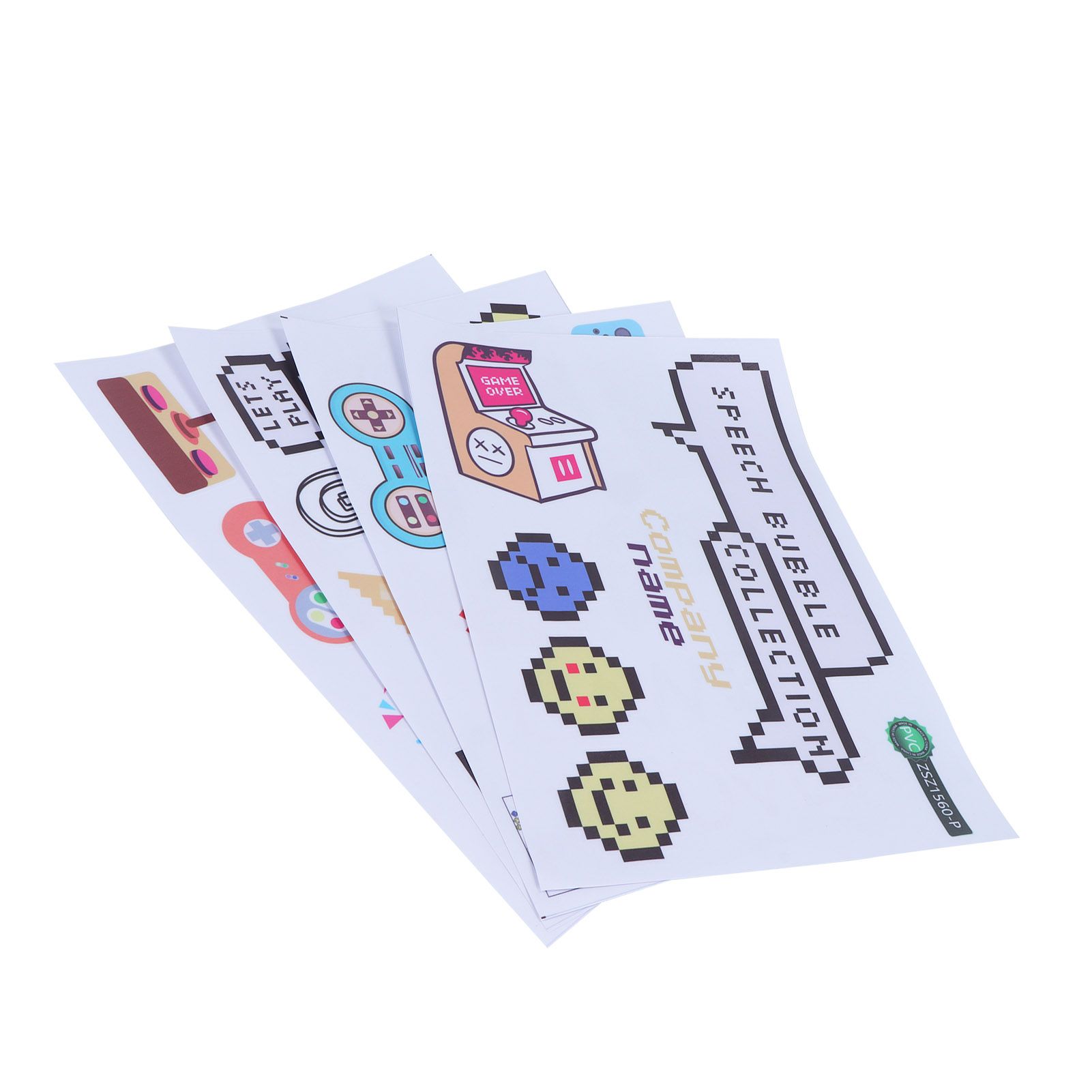 SelfAdhesive Decals PVC DIY Cartoon Game Wall Sticker Wallpaper for Bedroom view 7