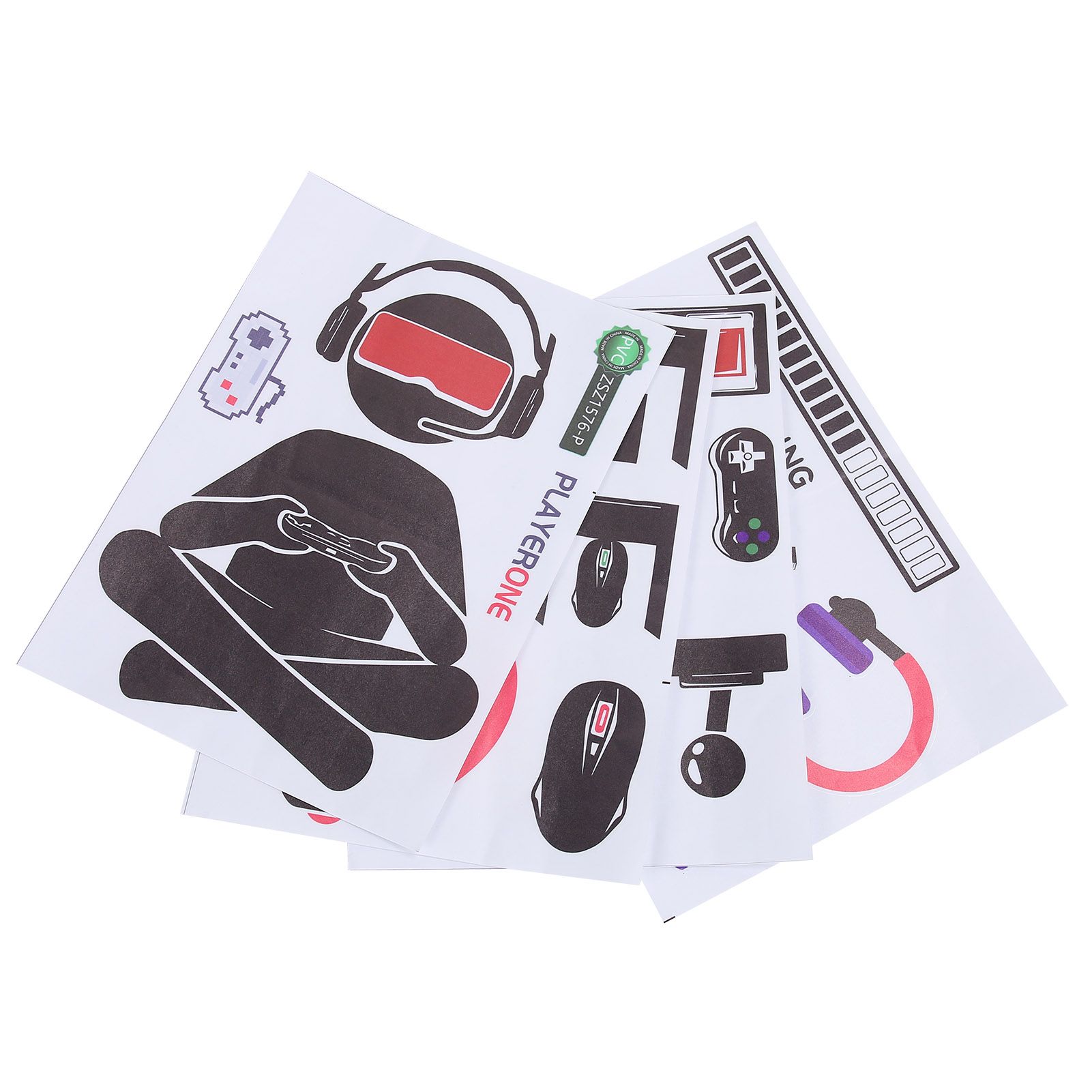 SelfAdhesive Wall Stickers Game Consoles DIY Decal for Living Room Bedroom view 4