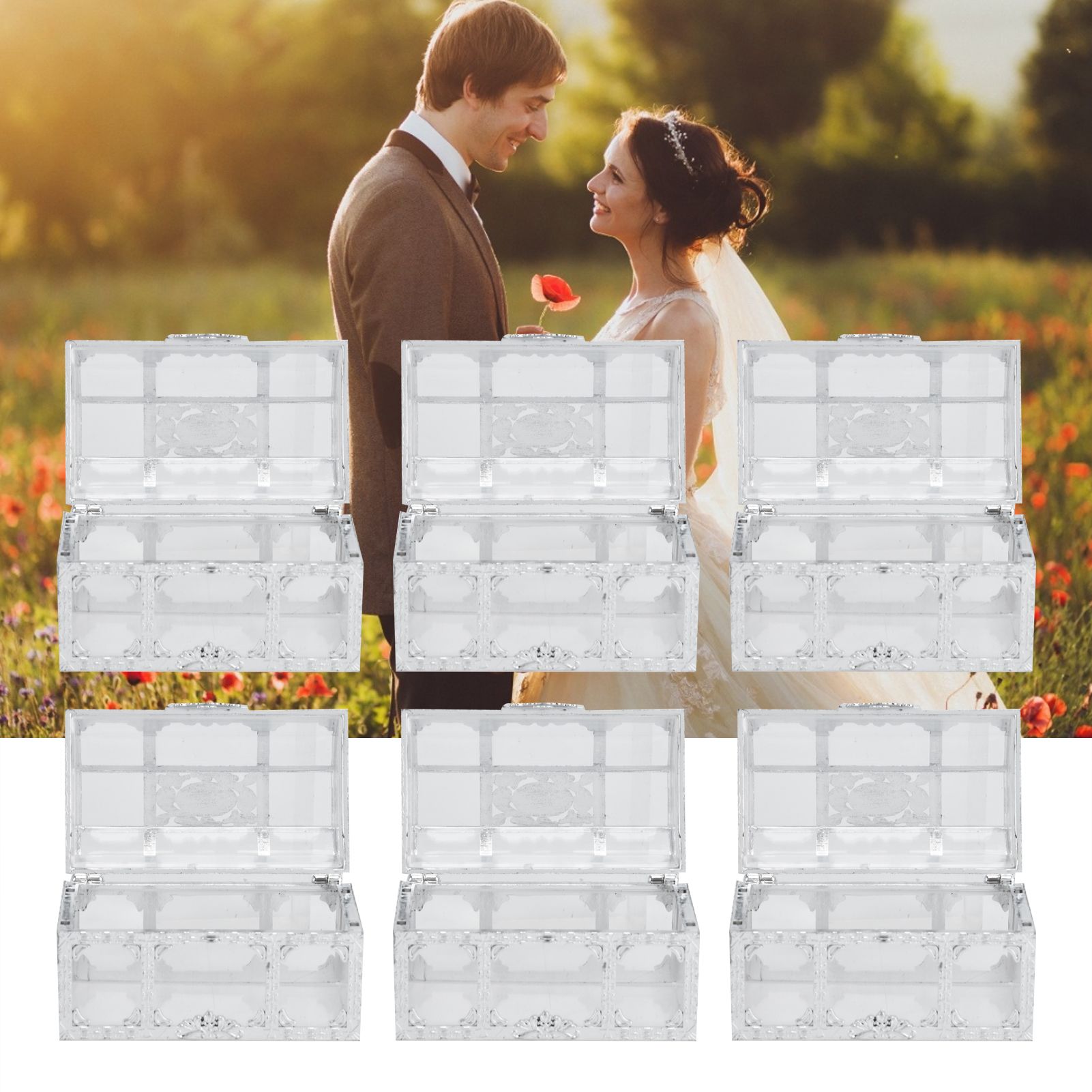 12PCS Hollow Out Candy Box Chocolate Gift Treat Boxes Container Case Wedding view 11
