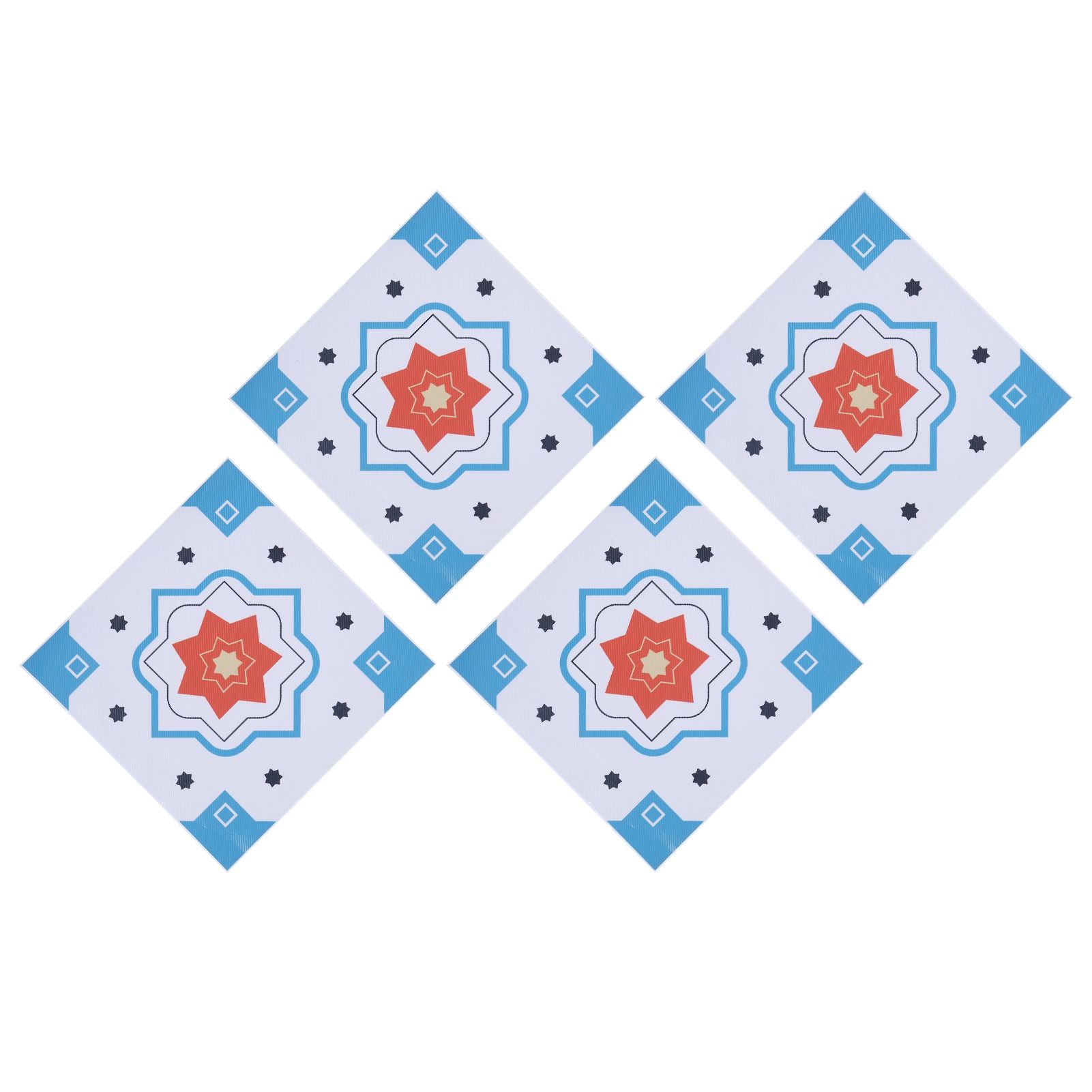 4Pcs set Marble Tile Sticker 3D SelfAdhesive Wallpaper Wall Decal for Bathroom view 8