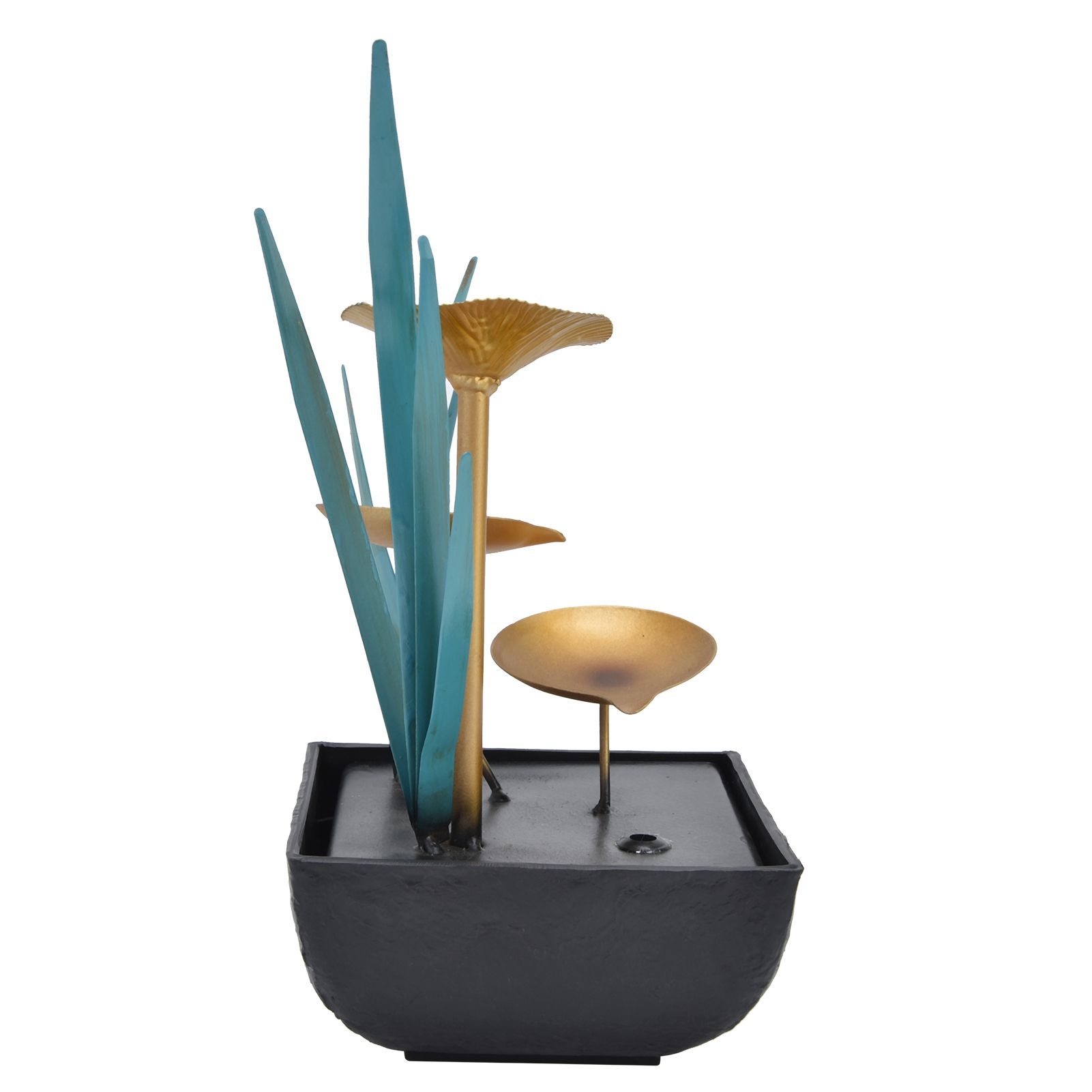 Tabletop Fountain LED Lights No Noise Compact Lightweight Classic Indoor view 3
