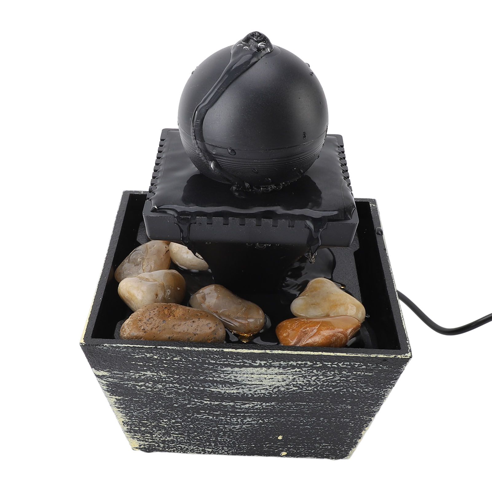 Indoor Tabletop Water Fountain Relaxation Feng Shui Desktop Ball Fountain with view 11