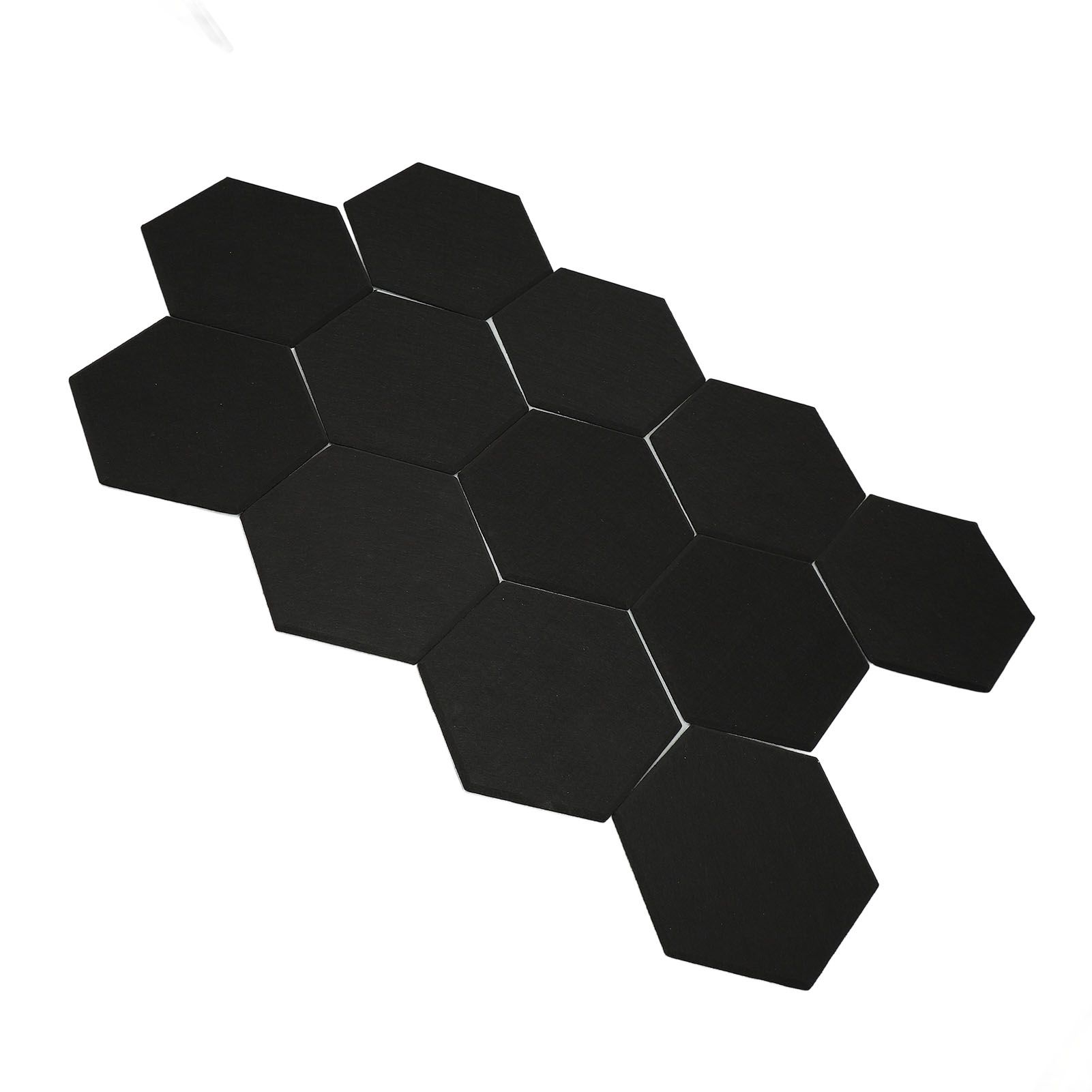 12Pcs Hexagon Acoustic Panel Polyester High Density Sound Absorbing Panel view 12