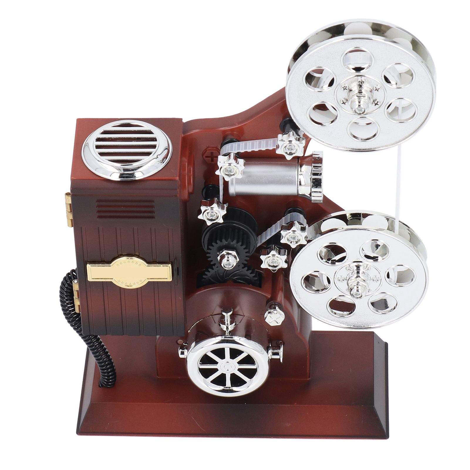 Vintage Movie Film Projector Music Box ABS Antique Wind Up Music Box for Movie