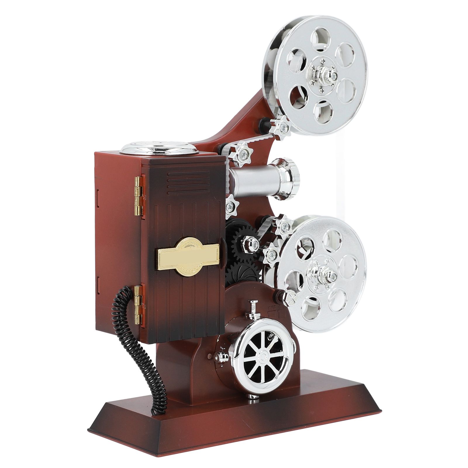 Vintage Movie Film Projector Music Box ABS Antique Wind Up Music Box for Movie view 8