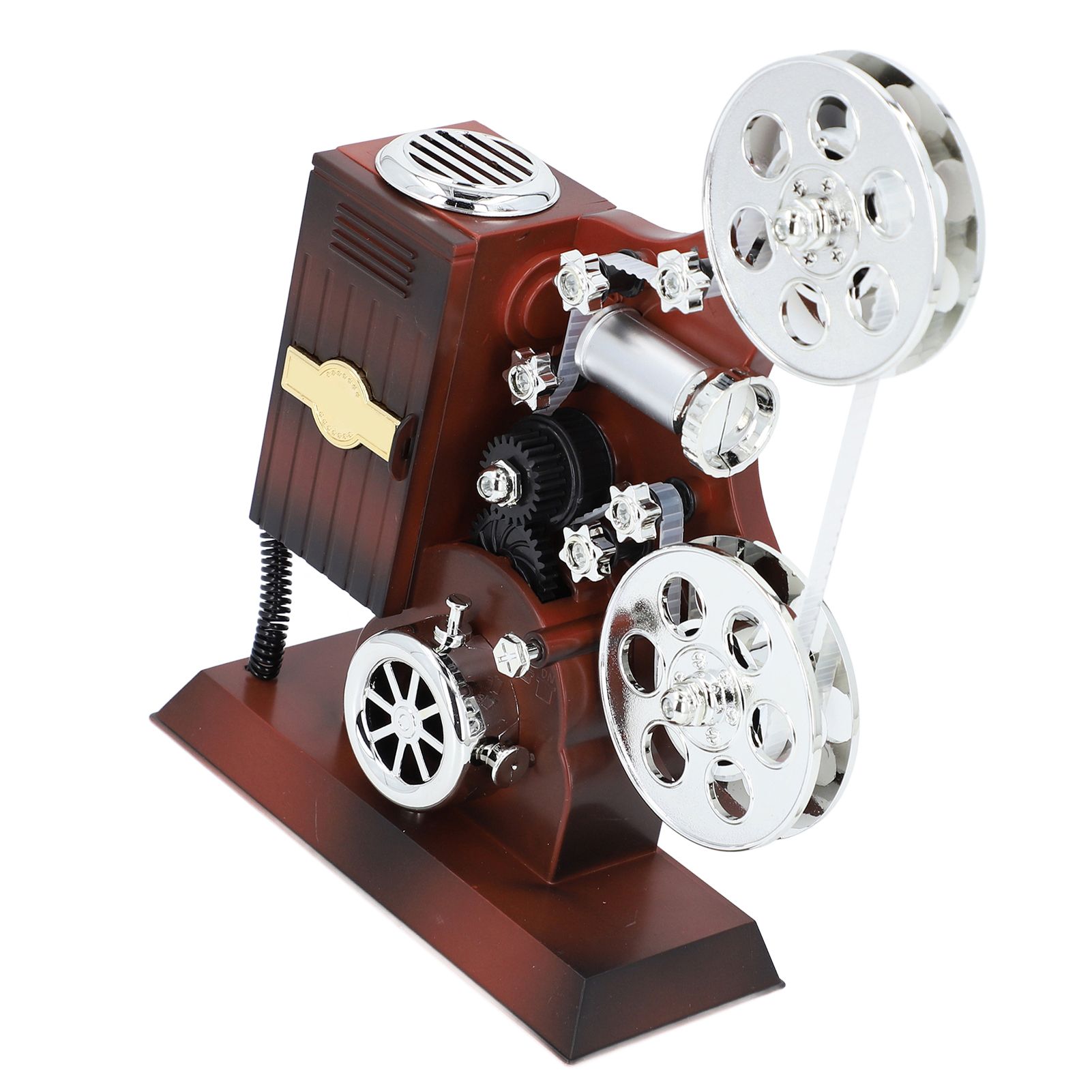 Vintage Movie Film Projector Music Box ABS Antique Wind Up Music Box for Movie view 9