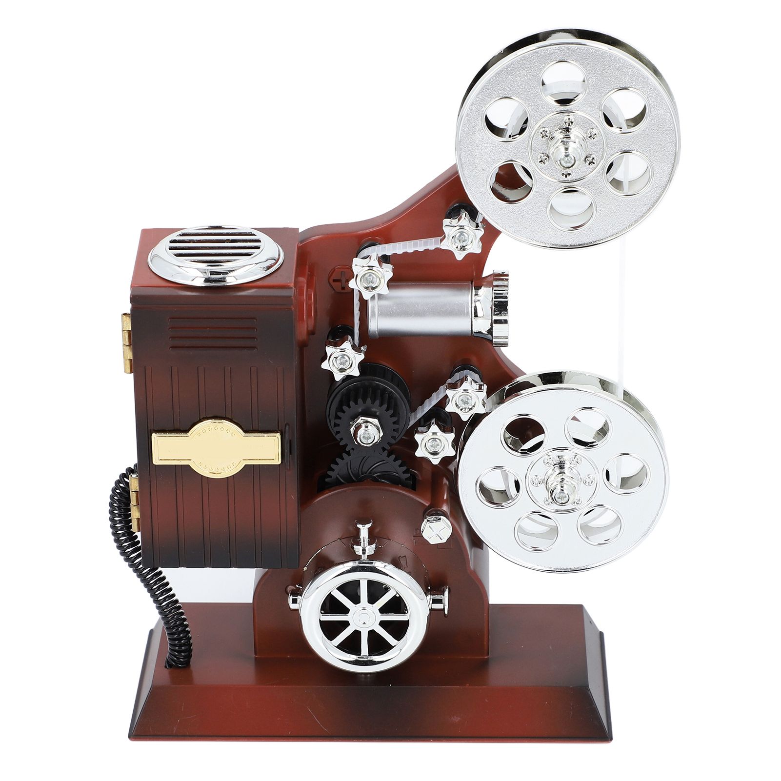 Vintage Movie Film Projector Music Box ABS Antique Wind Up Music Box for Movie view 10