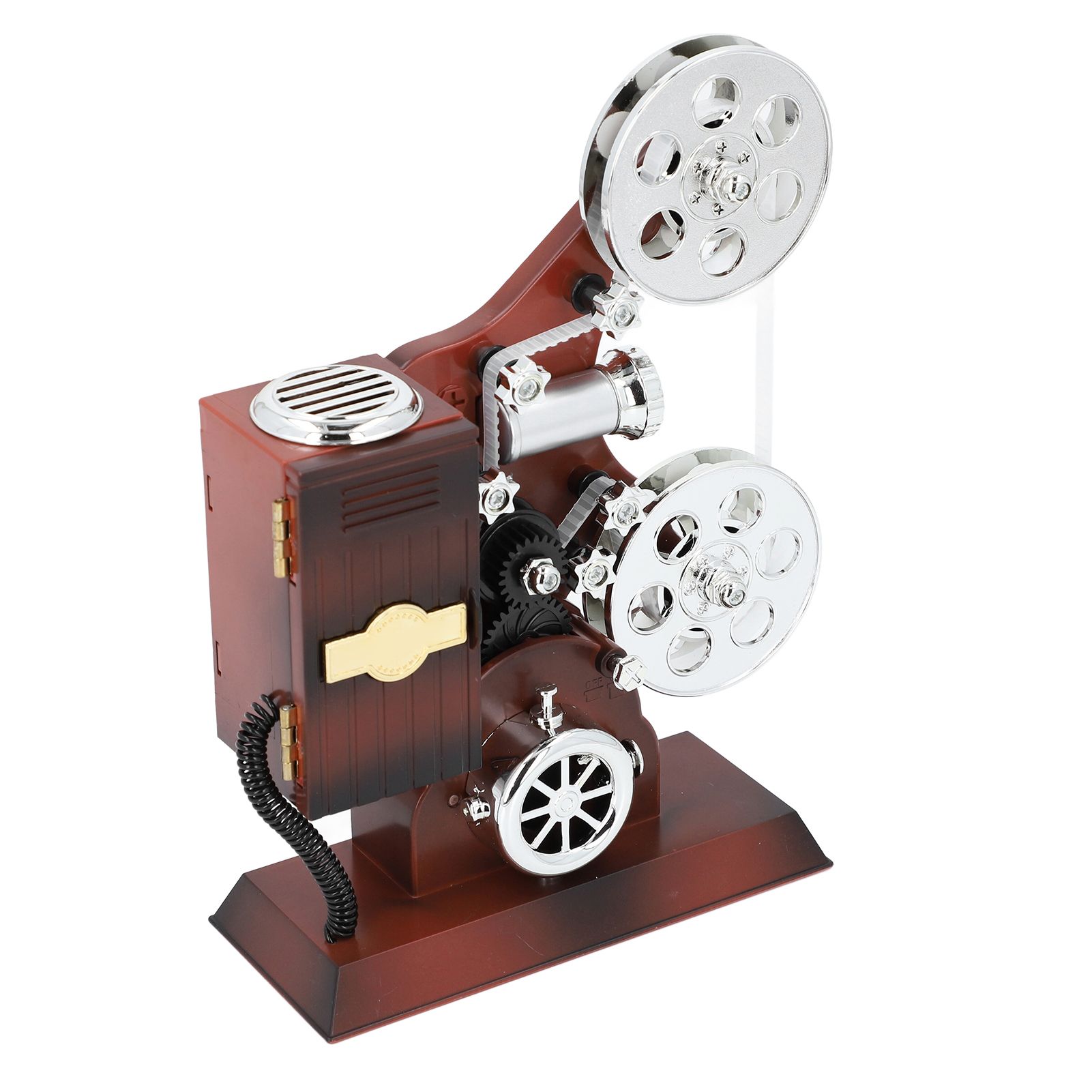 Vintage Movie Film Projector Music Box ABS Antique Wind Up Music Box for Movie view 12