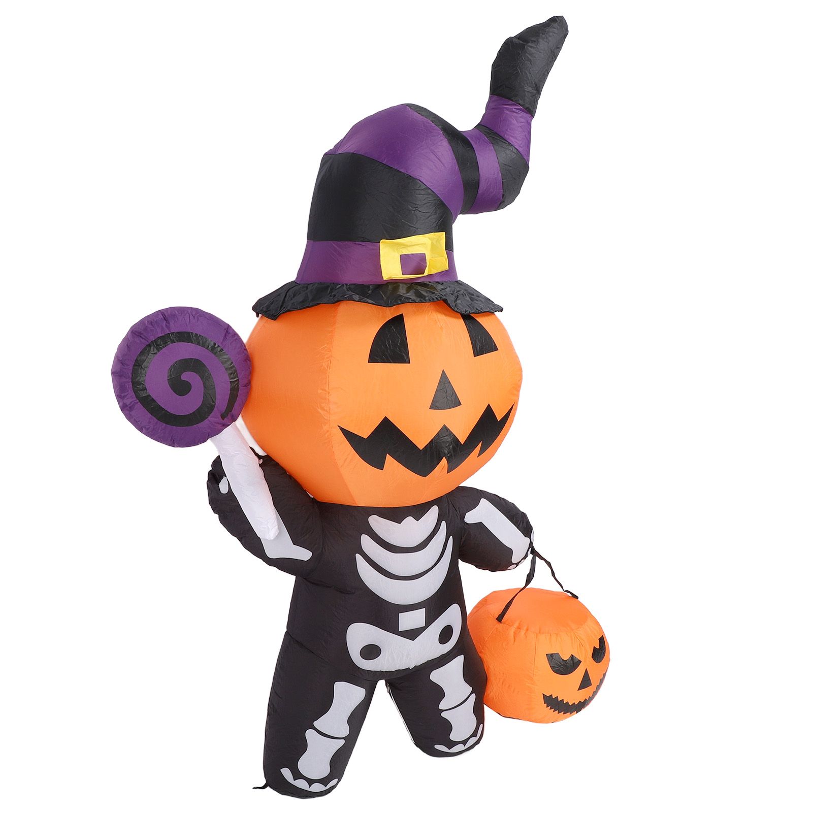 Inflatable Ghost Decoration with LED Lights Water Resistant Cute Blow Ups view 10