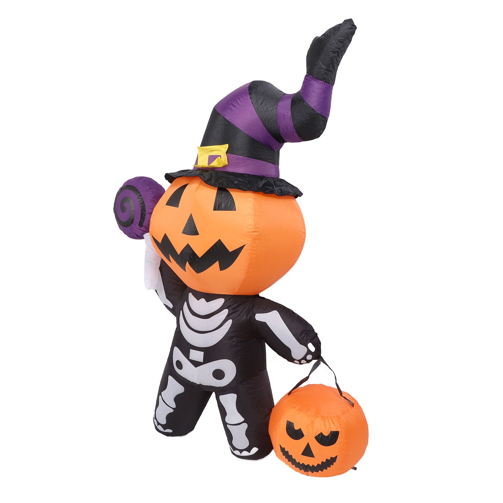 Inflatable Ghost Decoration with LED Lights Water Resistant Cute Blow Ups view 12