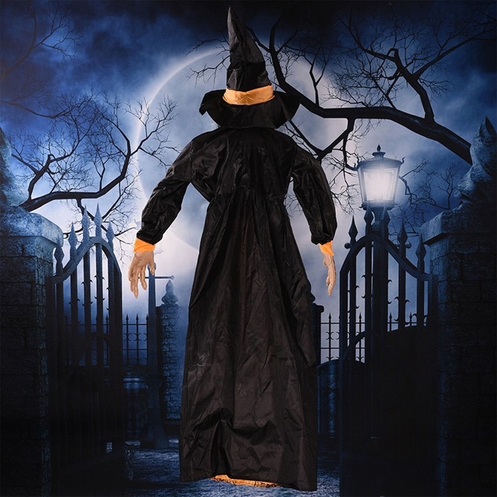 Festival Decoration Witch Sound Control Prop Ghost House Bar Toy Electric view 11