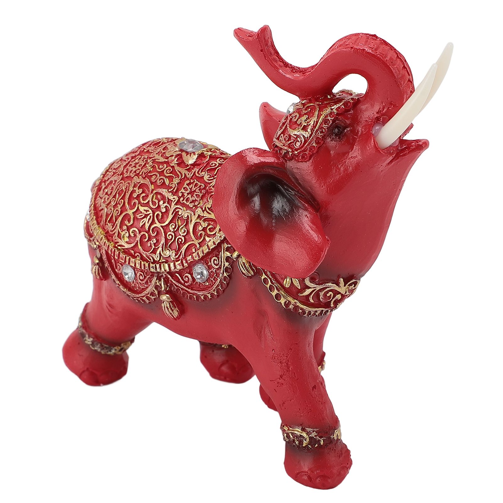 Elephant Statue Wealth Lucky Feng Shui Elephant Figurine Home Decor House view 4