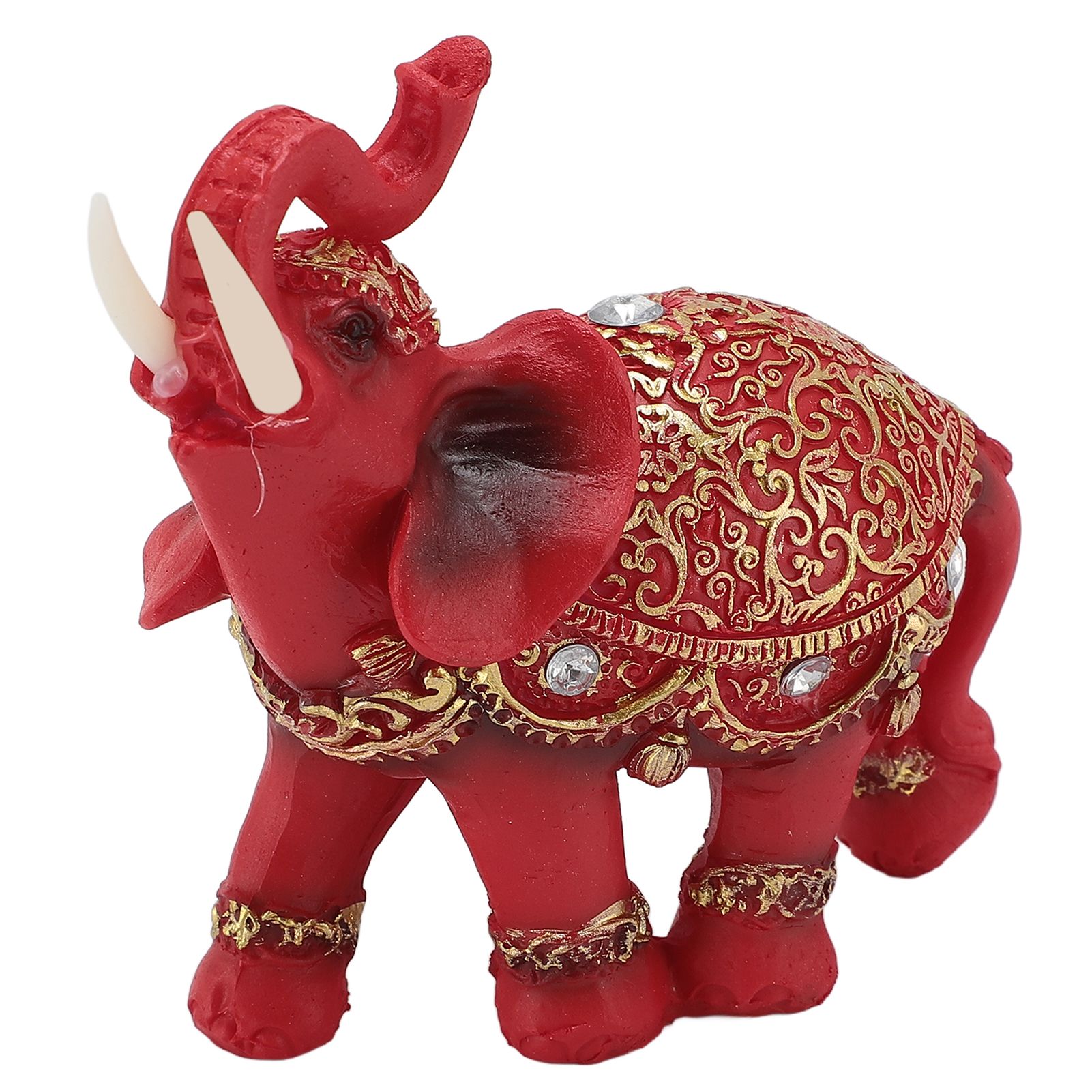 Elephant Statue Wealth Lucky Feng Shui Elephant Figurine Home Decor House view 11