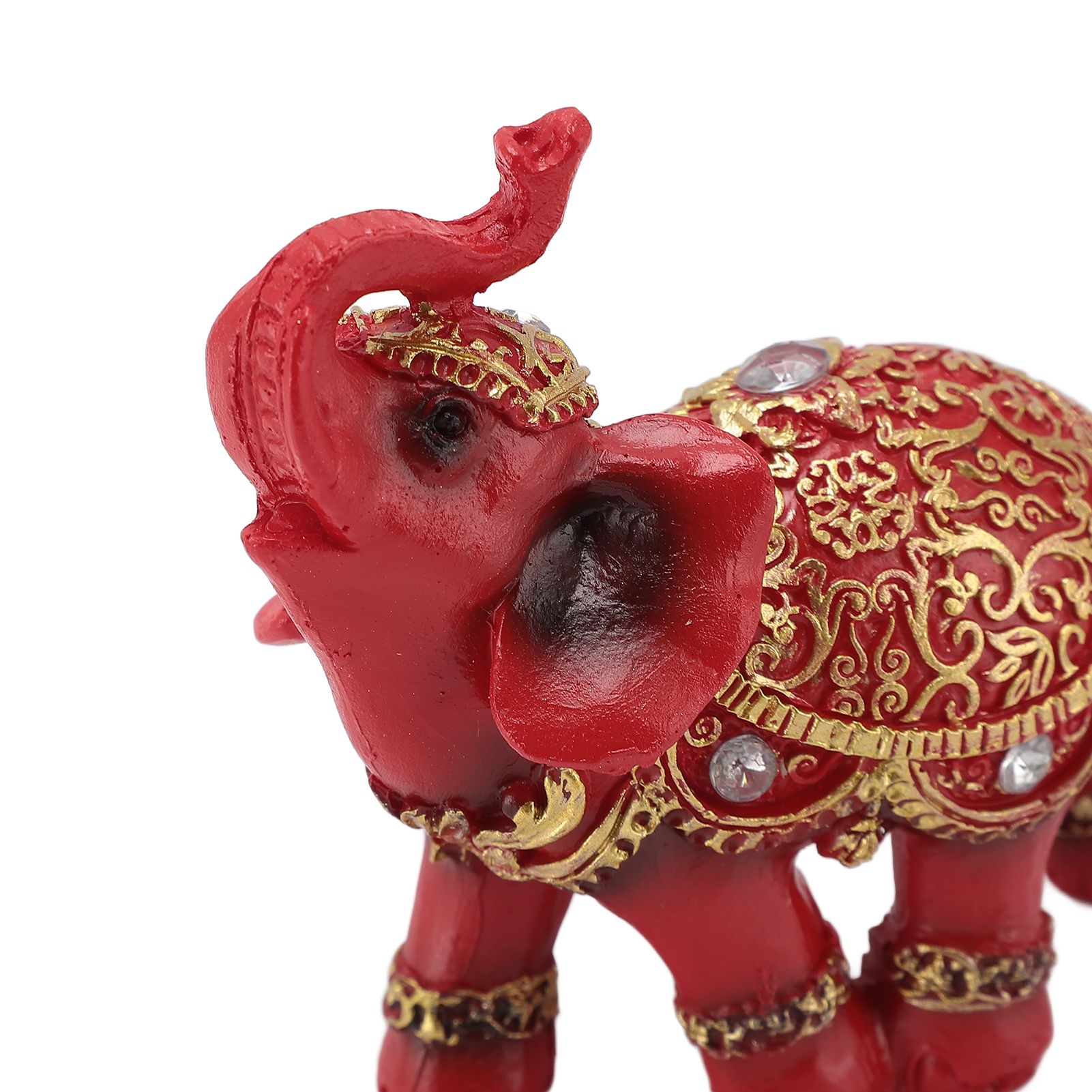 Elephant Statue Wealth Lucky Feng Shui Elephant Figurine Home Decor House view 2