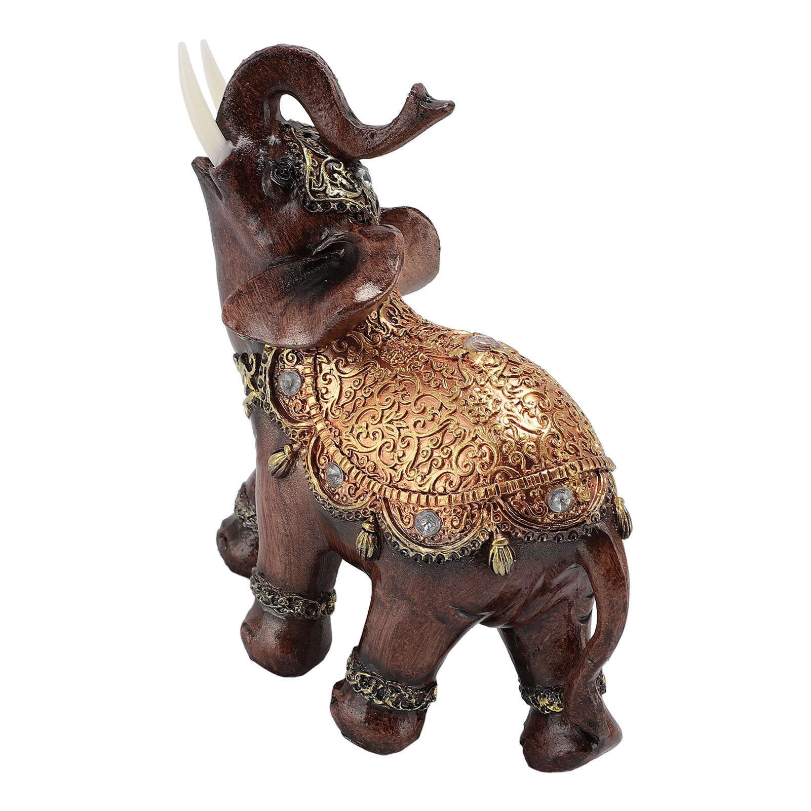 Wealth Lucky Elephant Statue Resin Feng Shui Elephant Figurine Home Decoration view 9