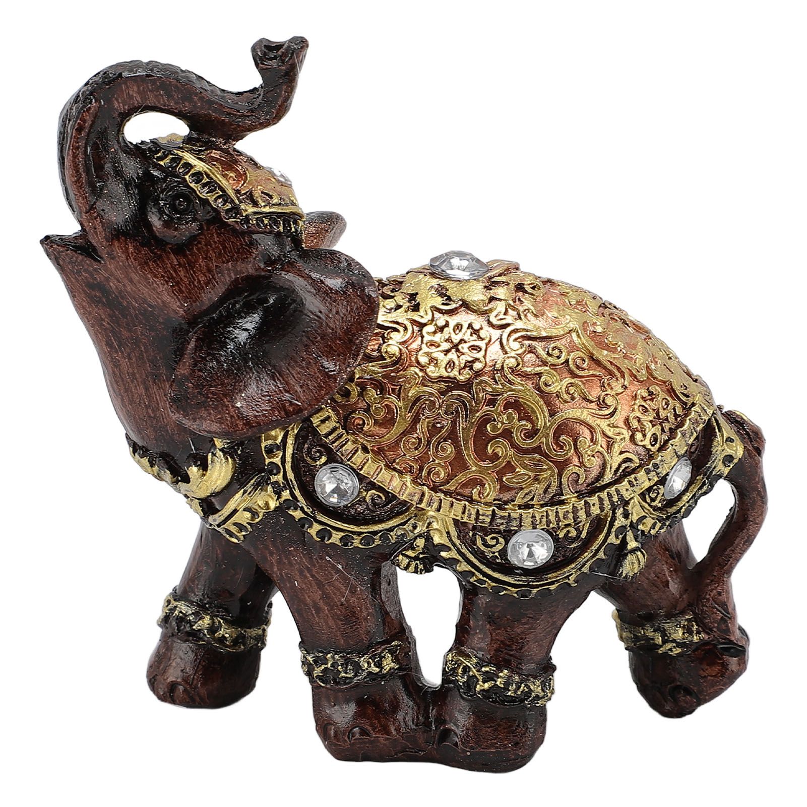 Wealth Lucky Elephant Statue Resin Feng Shui Elephant Figurine Home Decoration view 3