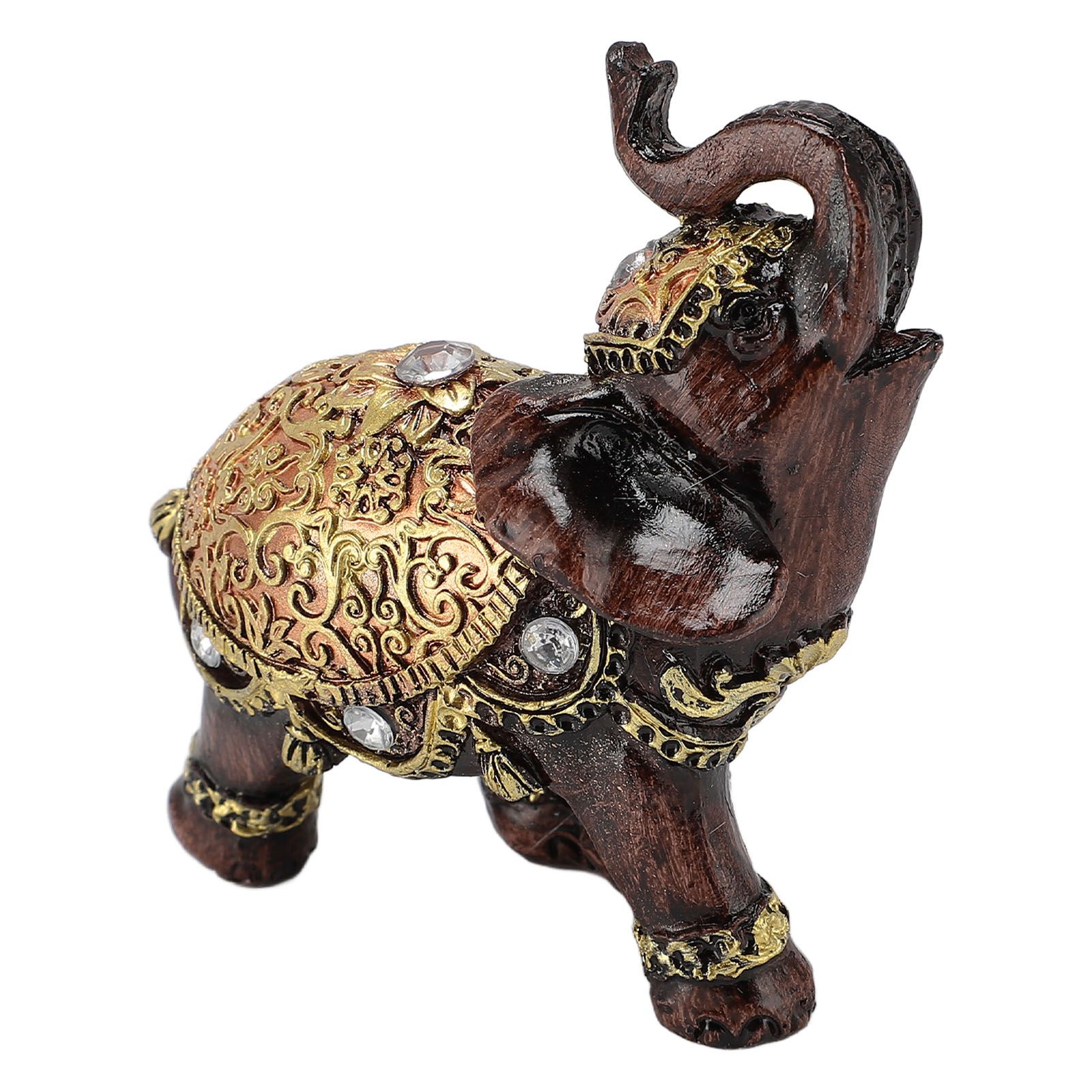 Wealth Lucky Elephant Statue Resin Feng Shui Elephant Figurine Home Decoration view 8