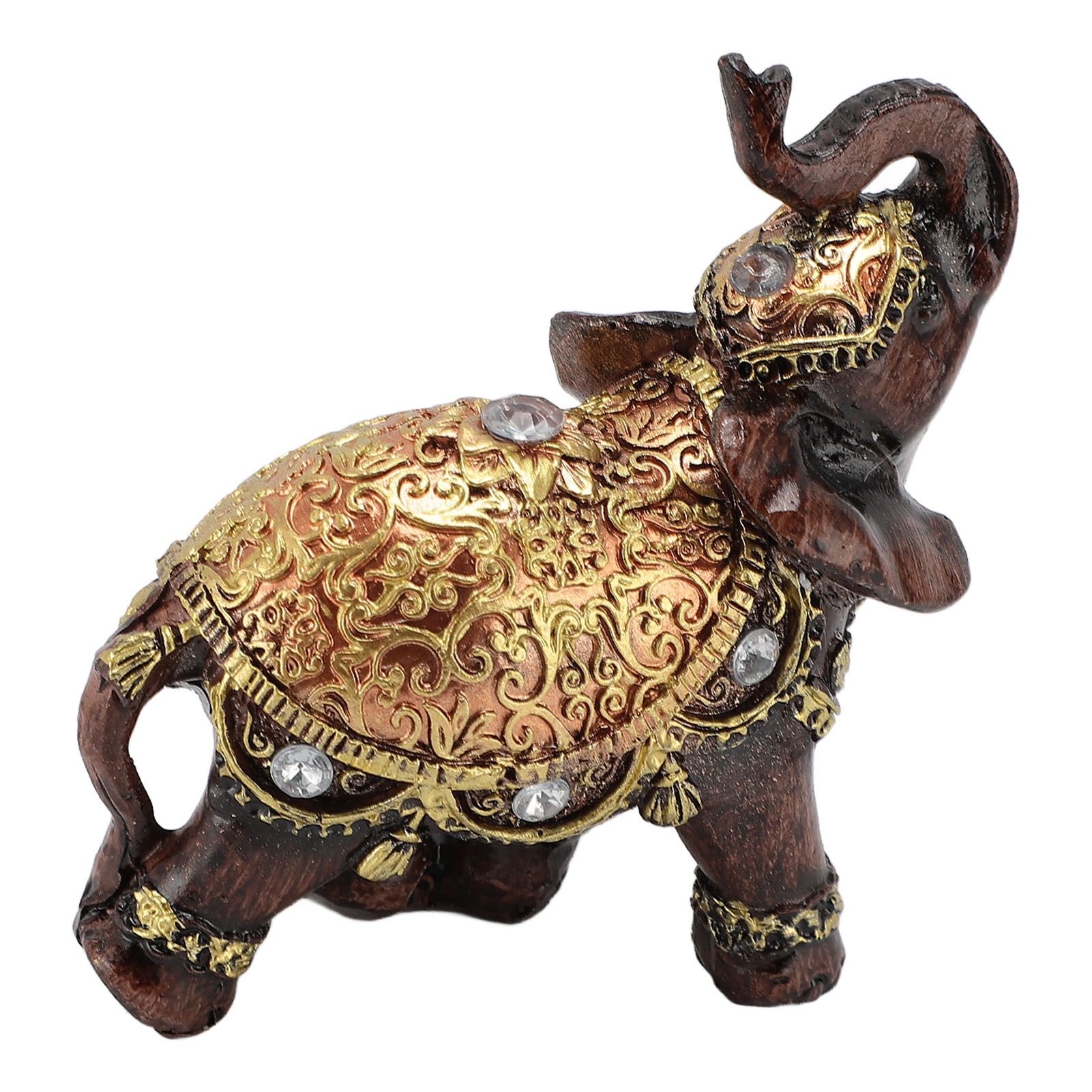 Wealth Lucky Elephant Statue Resin Feng Shui Elephant Figurine Home Decoration view 10