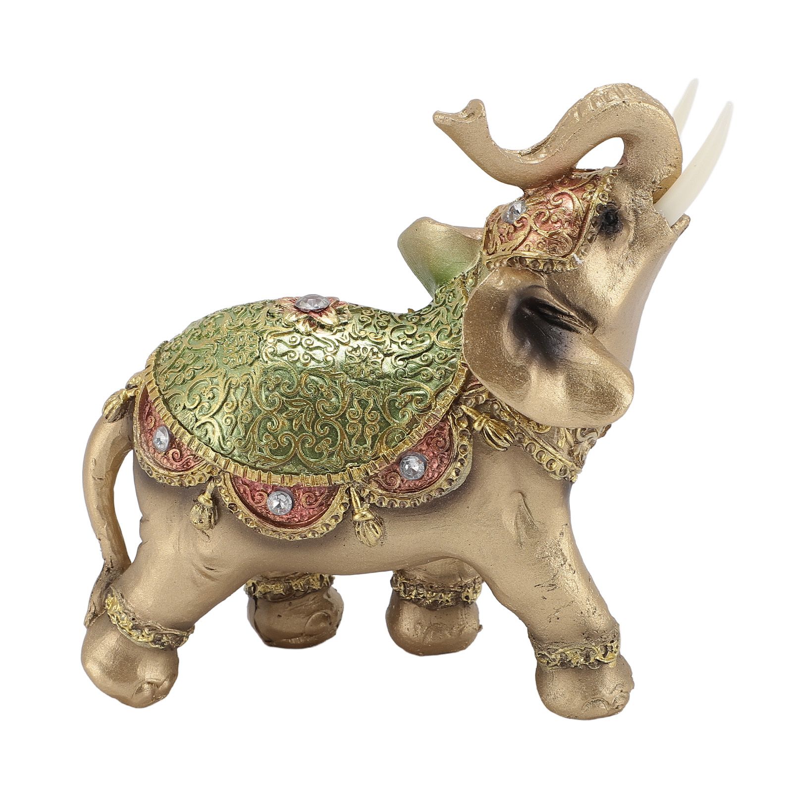 Elephant Statue Wealth Lucky Feng Shui Elephant Figurine Home Decor House view 4