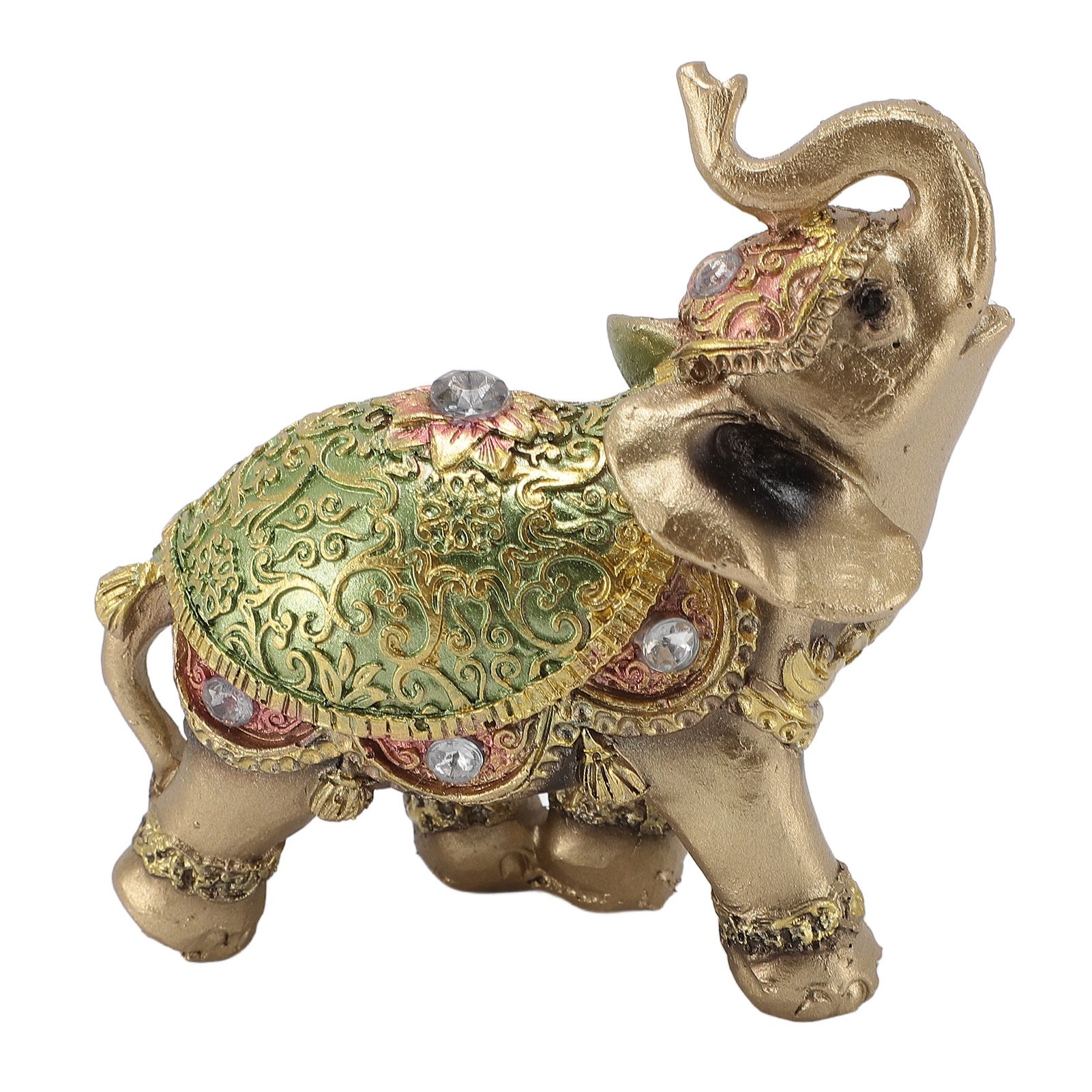 Elephant Statue Wealth Lucky Feng Shui Elephant Figurine Home Decor House view 4