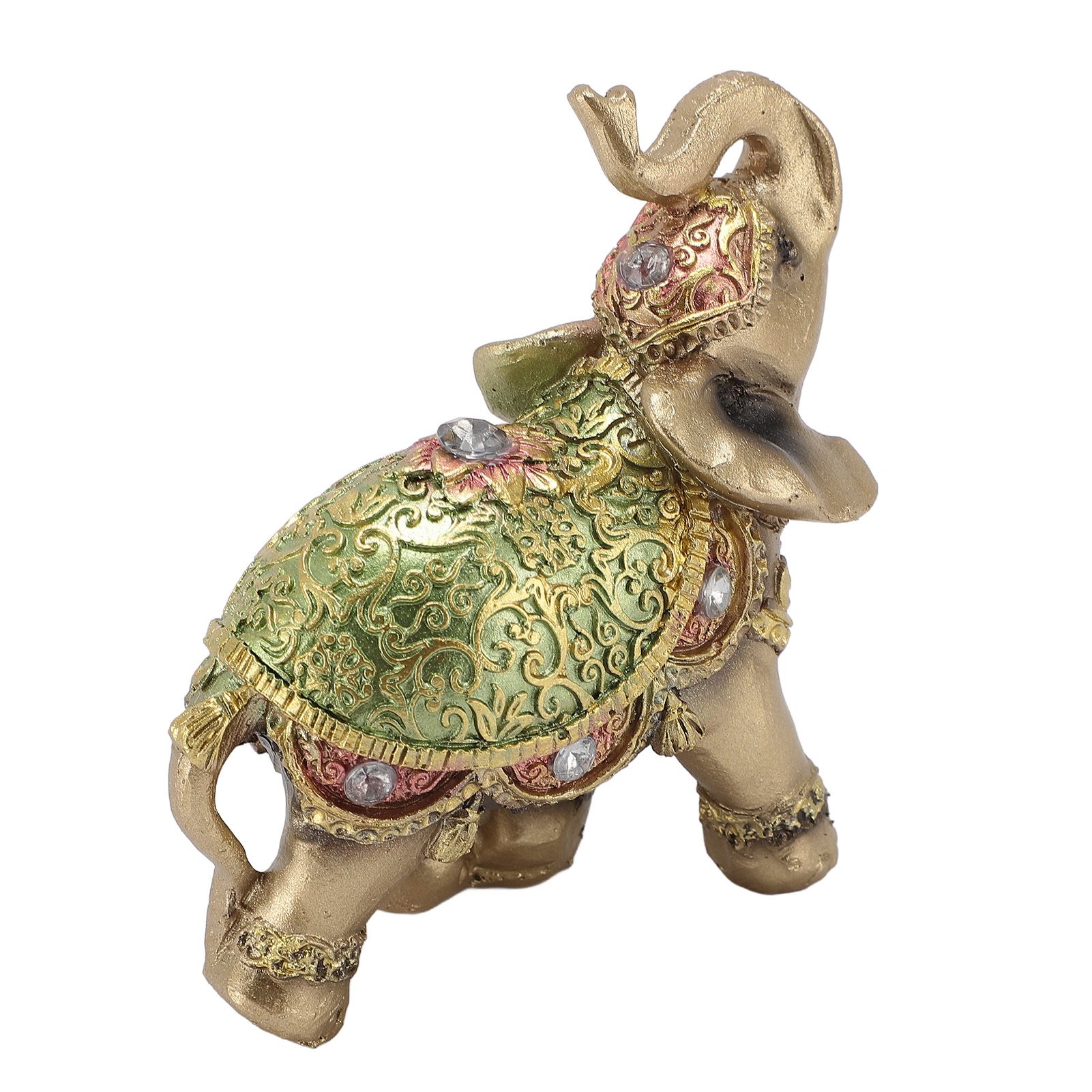 Elephant Statue Wealth Lucky Feng Shui Elephant Figurine Home Decor House view 6