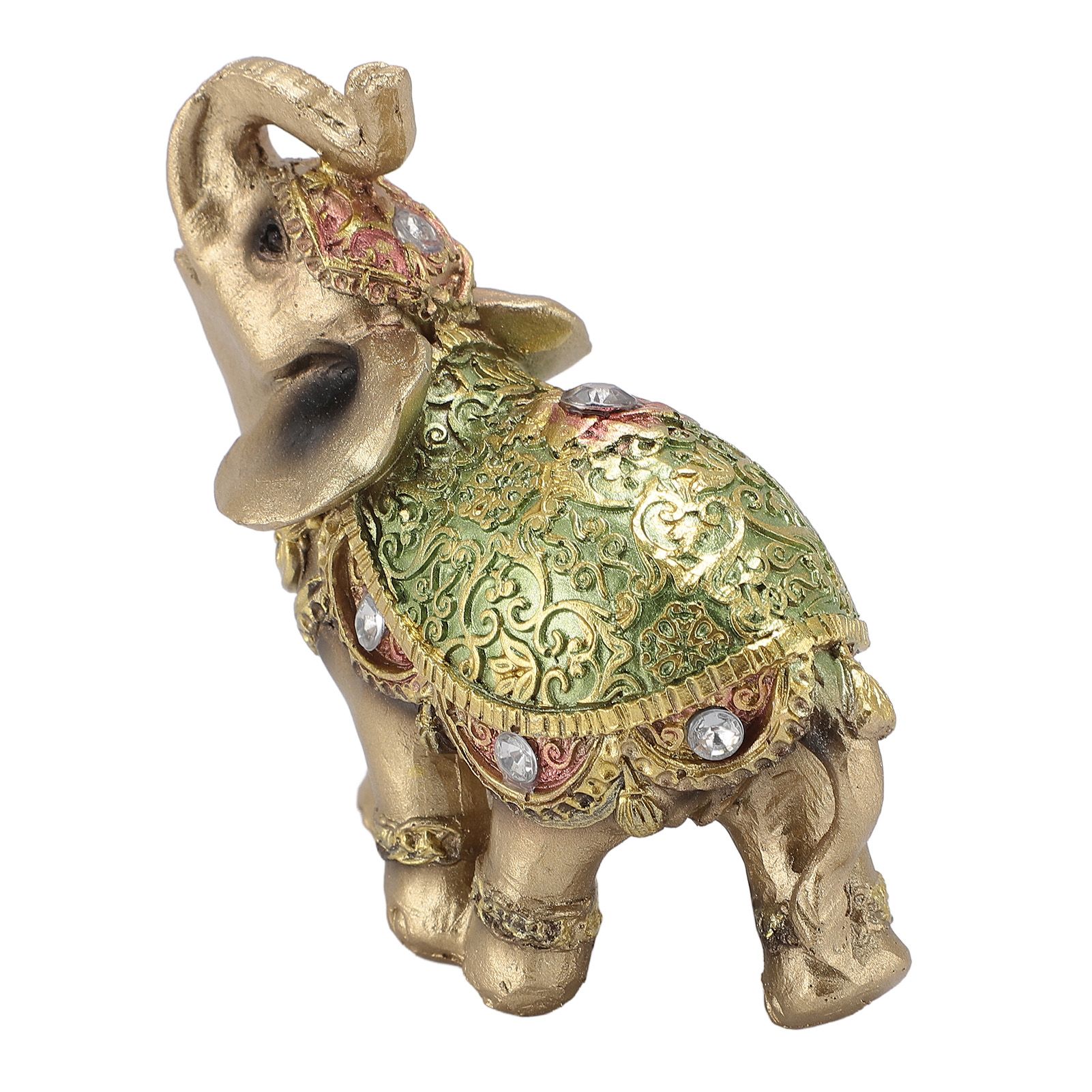 Elephant Statue Wealth Lucky Feng Shui Elephant Figurine Home Decor House view 8