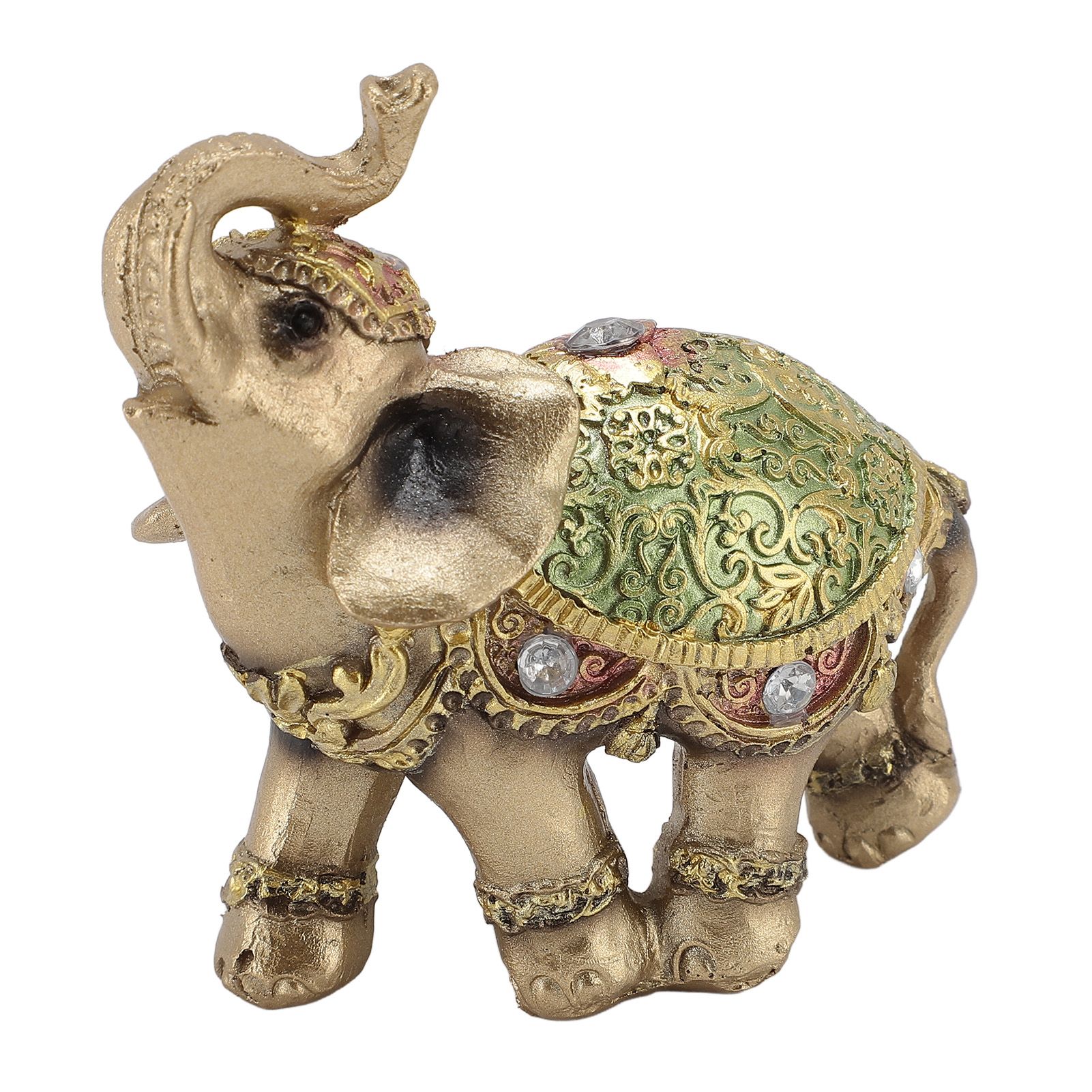 Elephant Statue Wealth Lucky Feng Shui Elephant Figurine Home Decor House view 10