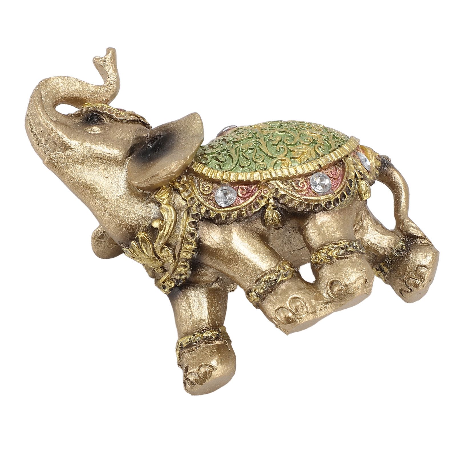 Elephant Statue Wealth Lucky Feng Shui Elephant Figurine Home Decor House view 11