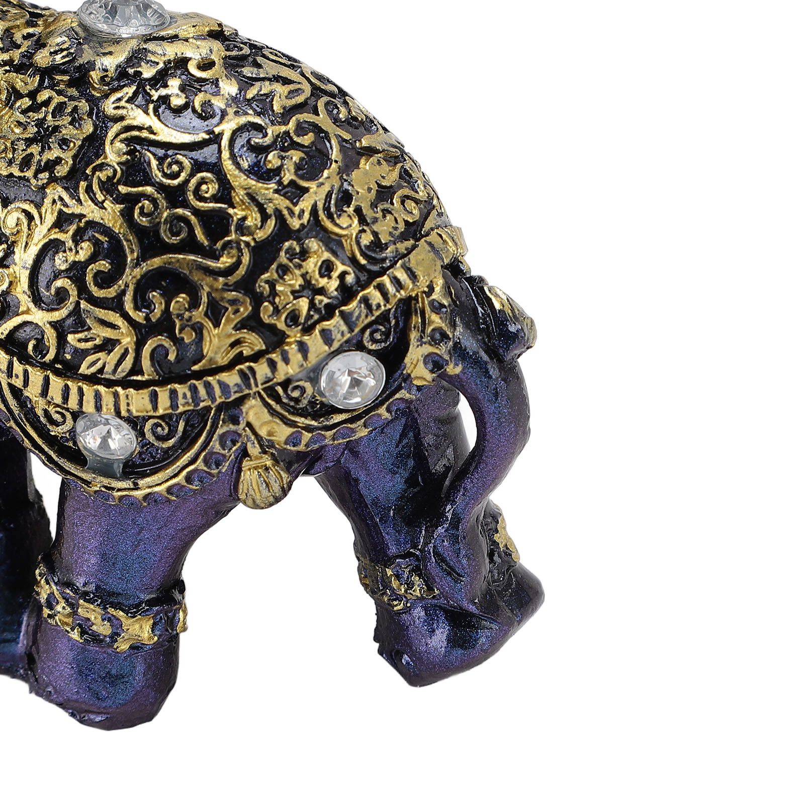 Elephant Figurine Resin Feng Shui Wealth Lucky Elephant Statue Decorative view 7