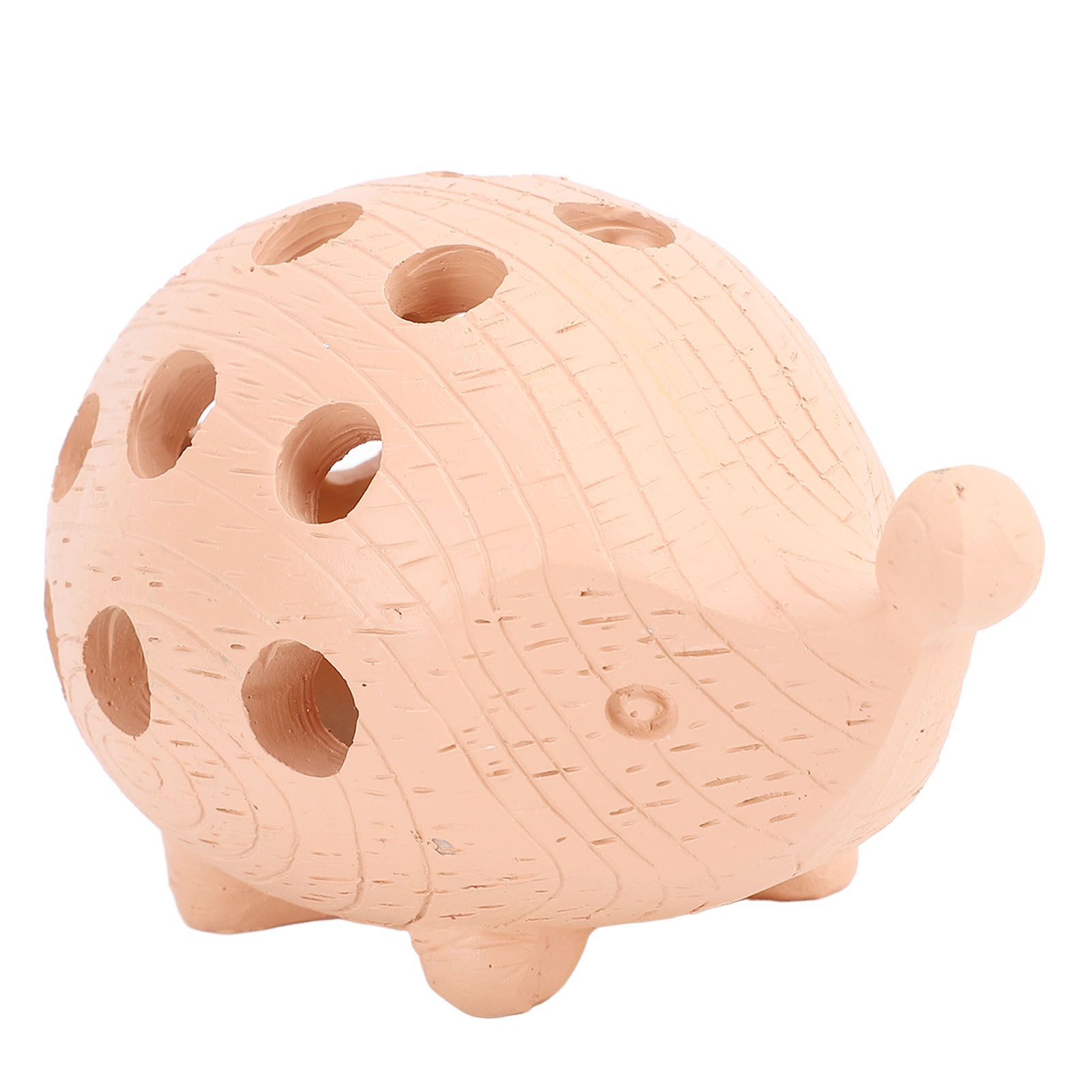 Hedgehog Wooden Pen Pencil Holder Cute Resin Animal Ornament Home Office Desk view 6