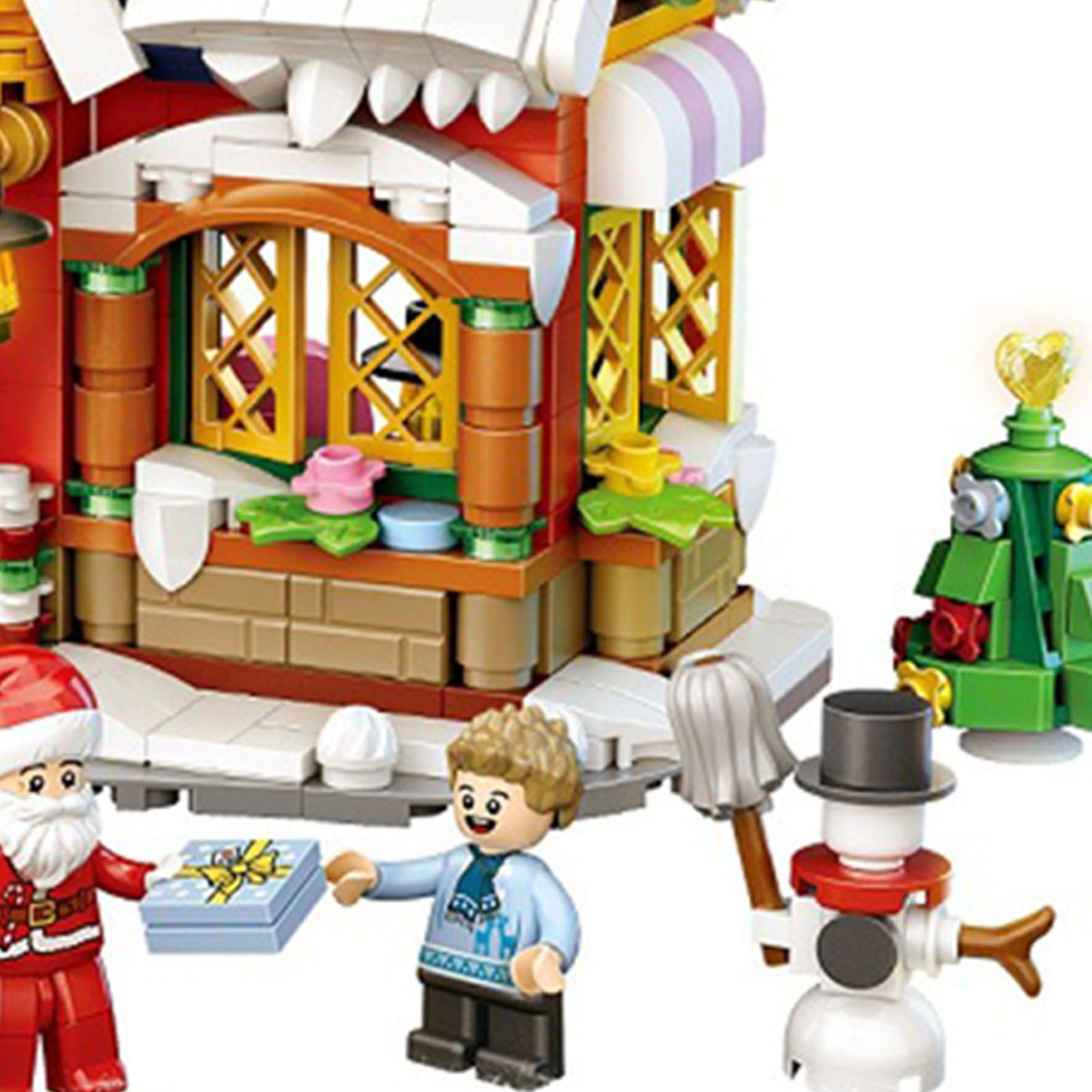 Building Blocks House Toy Festive Style House Decoration Building Blocks Model view 5