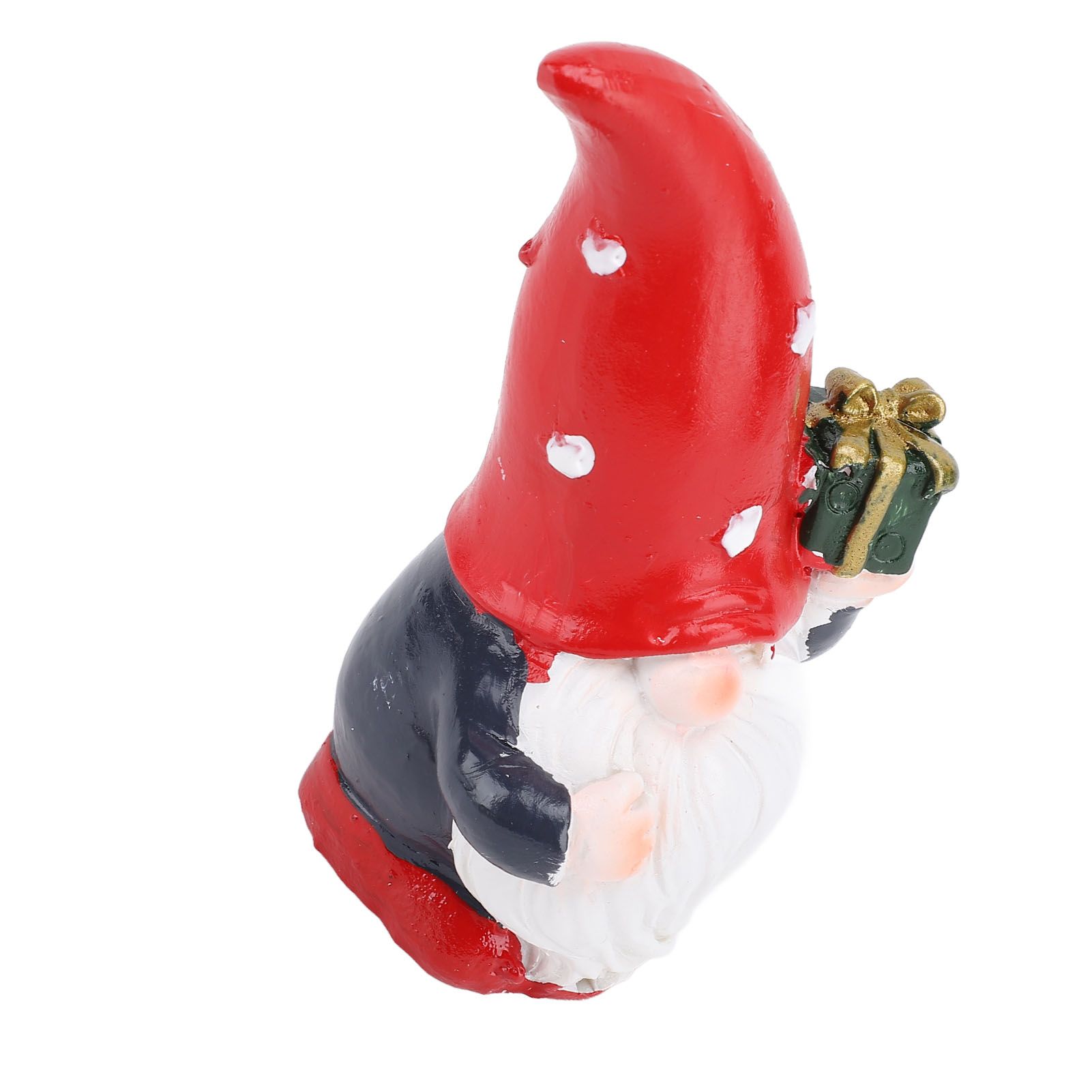 Cute Dwarf Statue Resin Gnome Holiday Decorations for Home Office Tabletop view 6