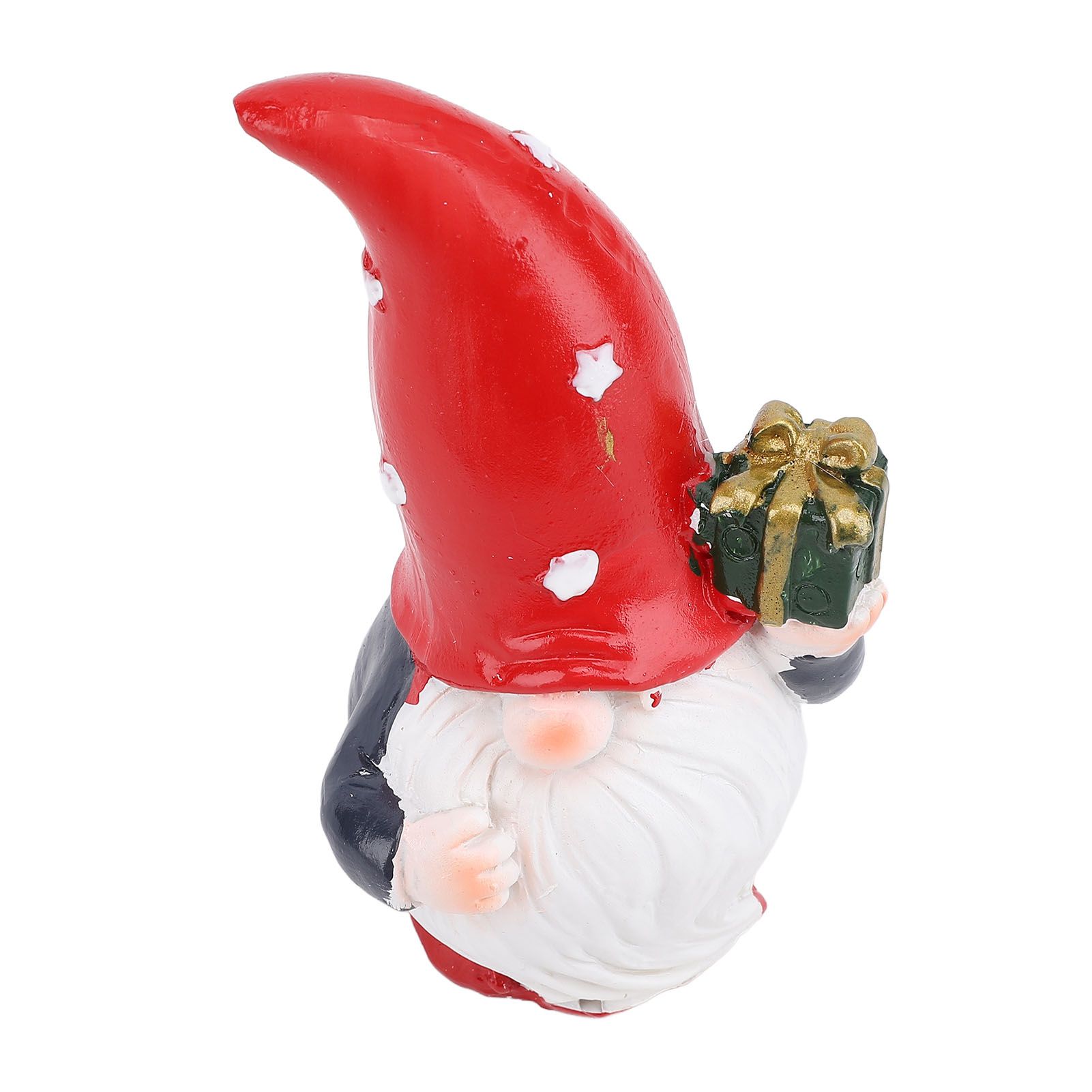 Cute Dwarf Statue Resin Gnome Holiday Decorations for Home Office Tabletop view 12