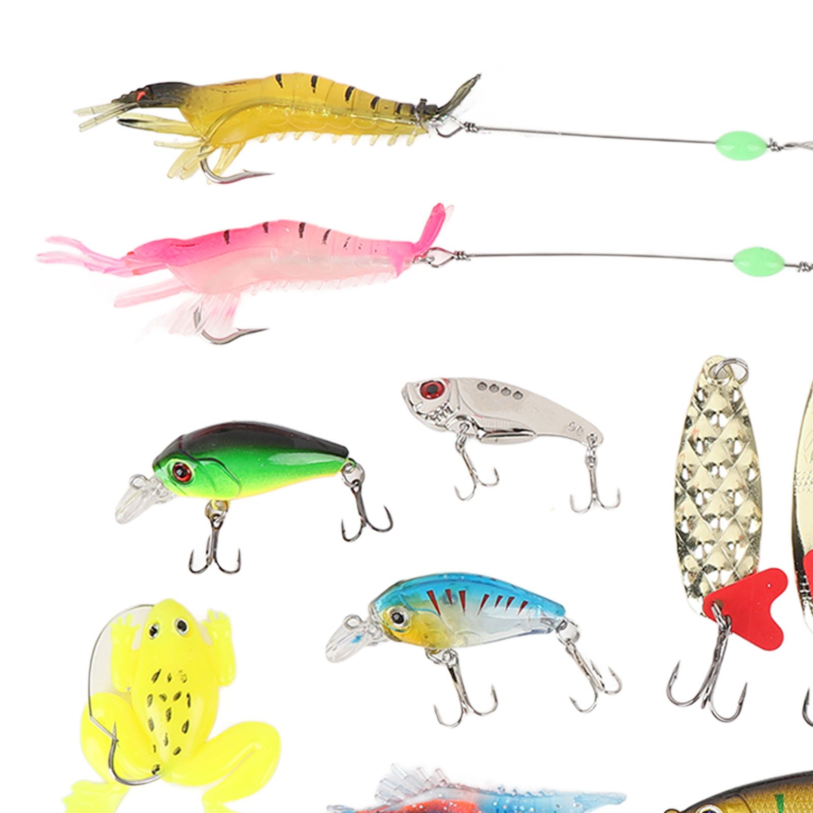 24 Days Xmas Countdown Fishing Lure Tackle Kit Fishing Advent Calendar Bait view 5