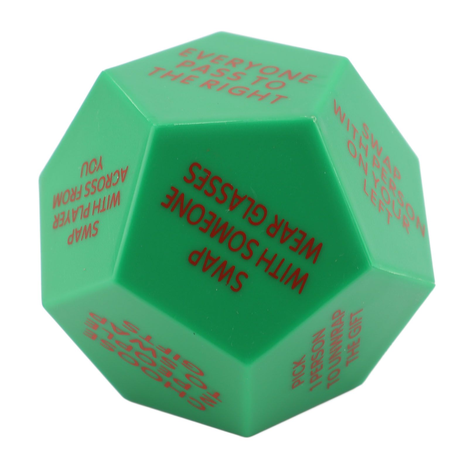 Present Exchange Dice 12 Different Sides Plastic Xmas Present Exchange Dice view 2