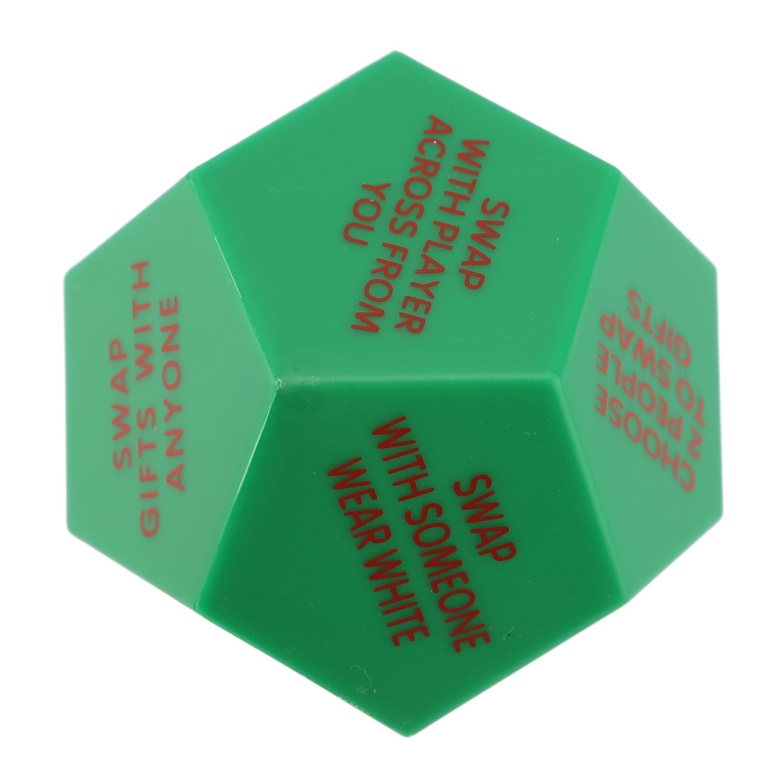 Present Exchange Dice 12 Different Sides Plastic Xmas Present Exchange Dice view 3