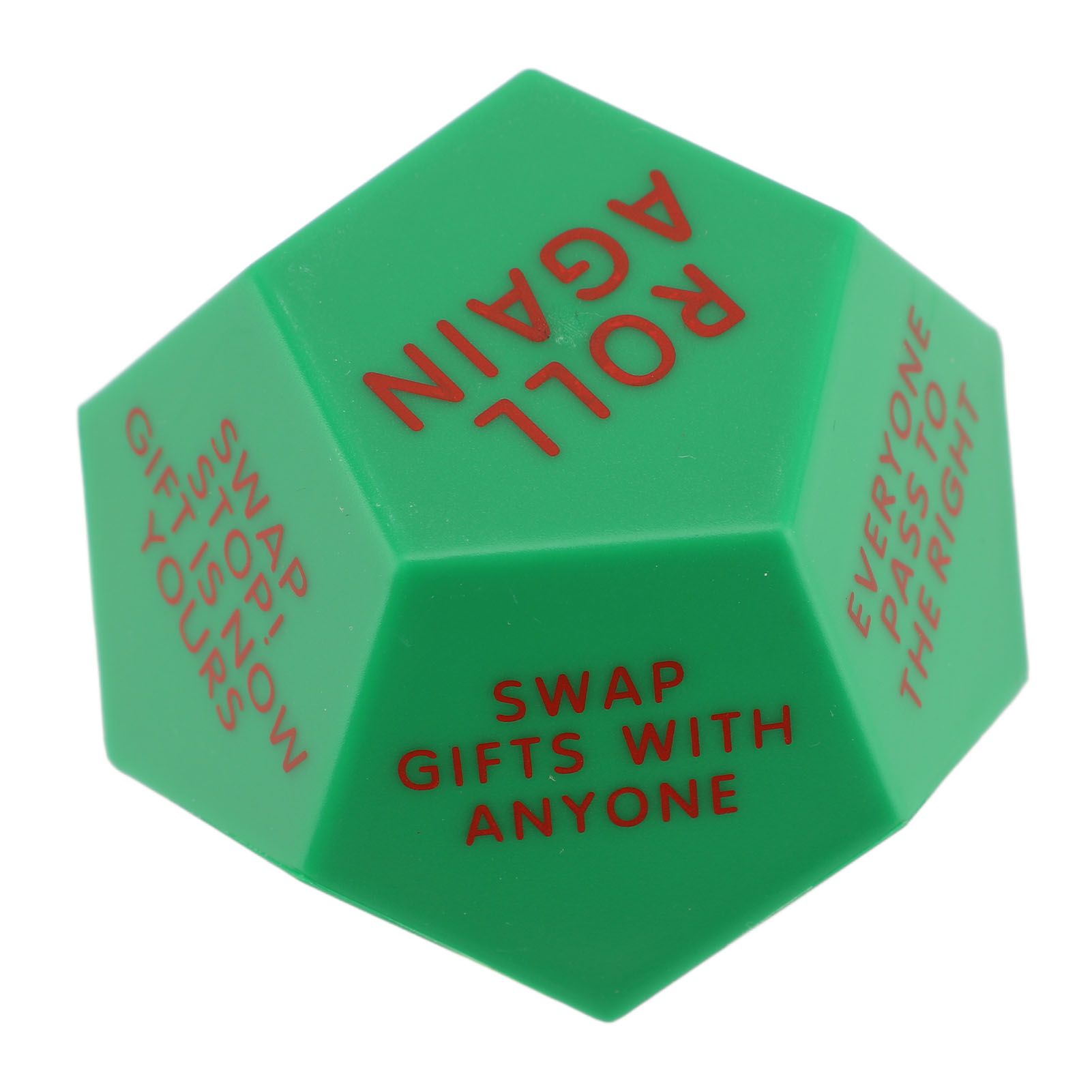 Present Exchange Dice 12 Different Sides Plastic Xmas Present Exchange Dice view 4