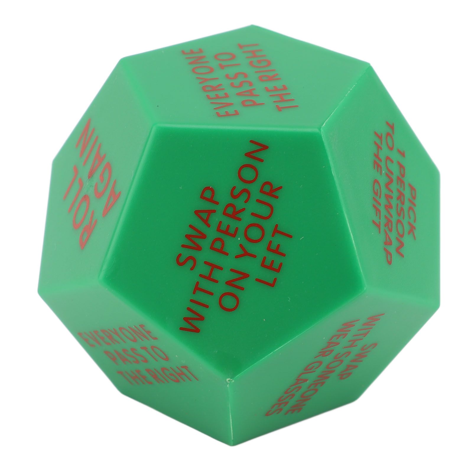 Present Exchange Dice 12 Different Sides Plastic Xmas Present Exchange Dice view 8