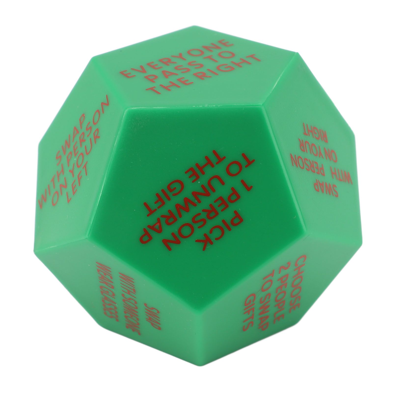 Present Exchange Dice 12 Different Sides Plastic Xmas Present Exchange Dice view 9