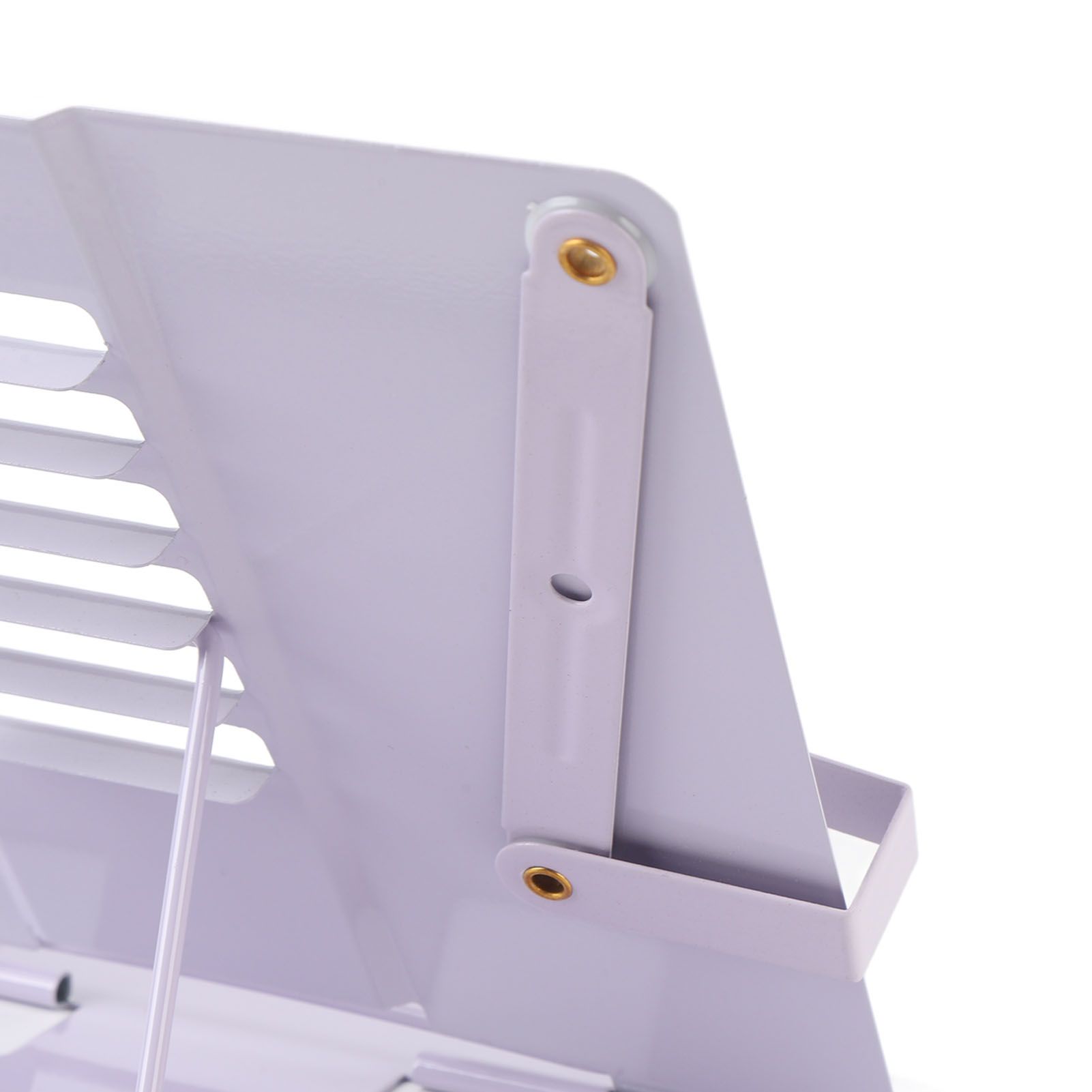 Book Holder Desk Reading Display Stand Stable Metal Steel Plate Adjustable for view 5