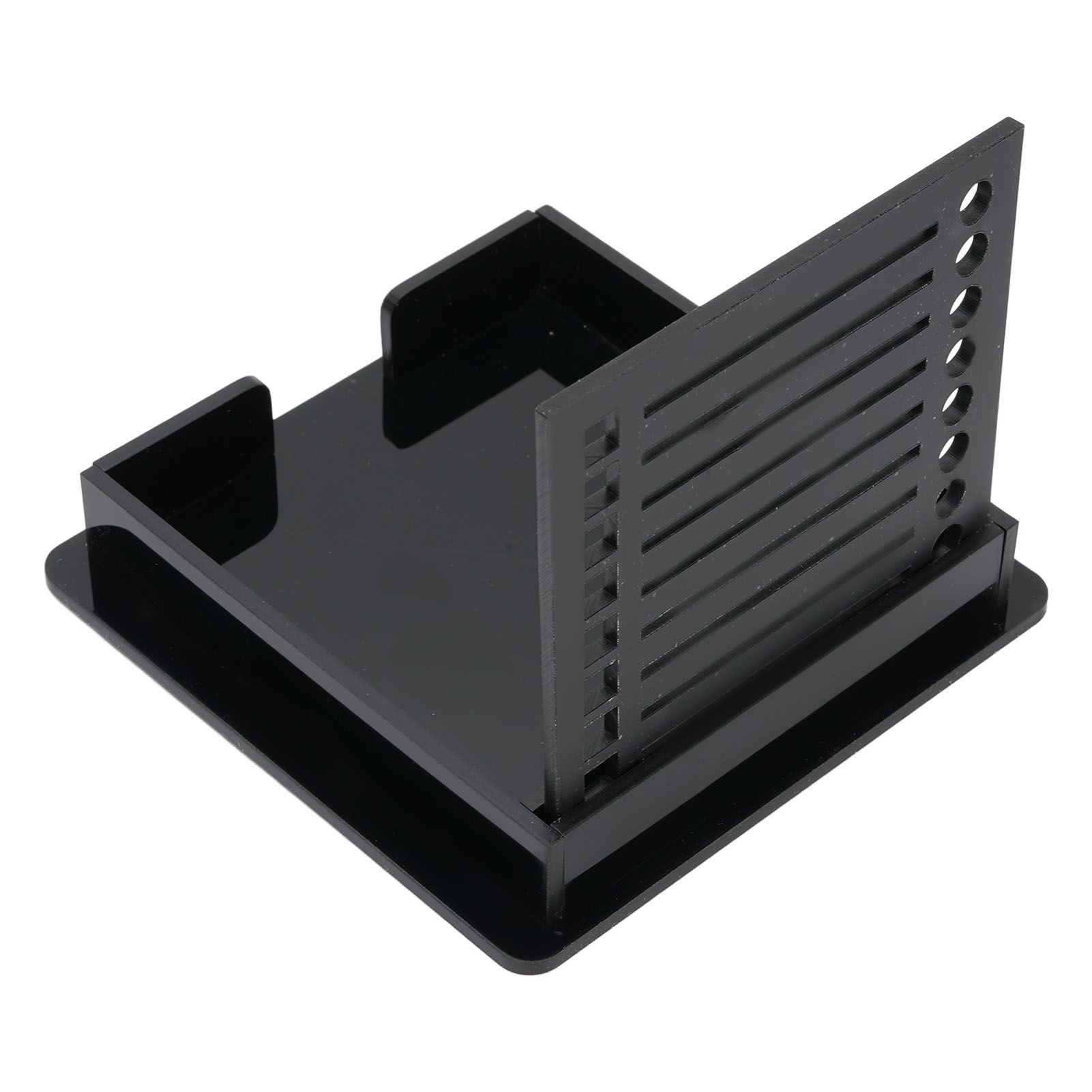 Sticky Note Holder ABS Memo Pad Organizer with Stencil for 3x3 Inch Note Pad view 10