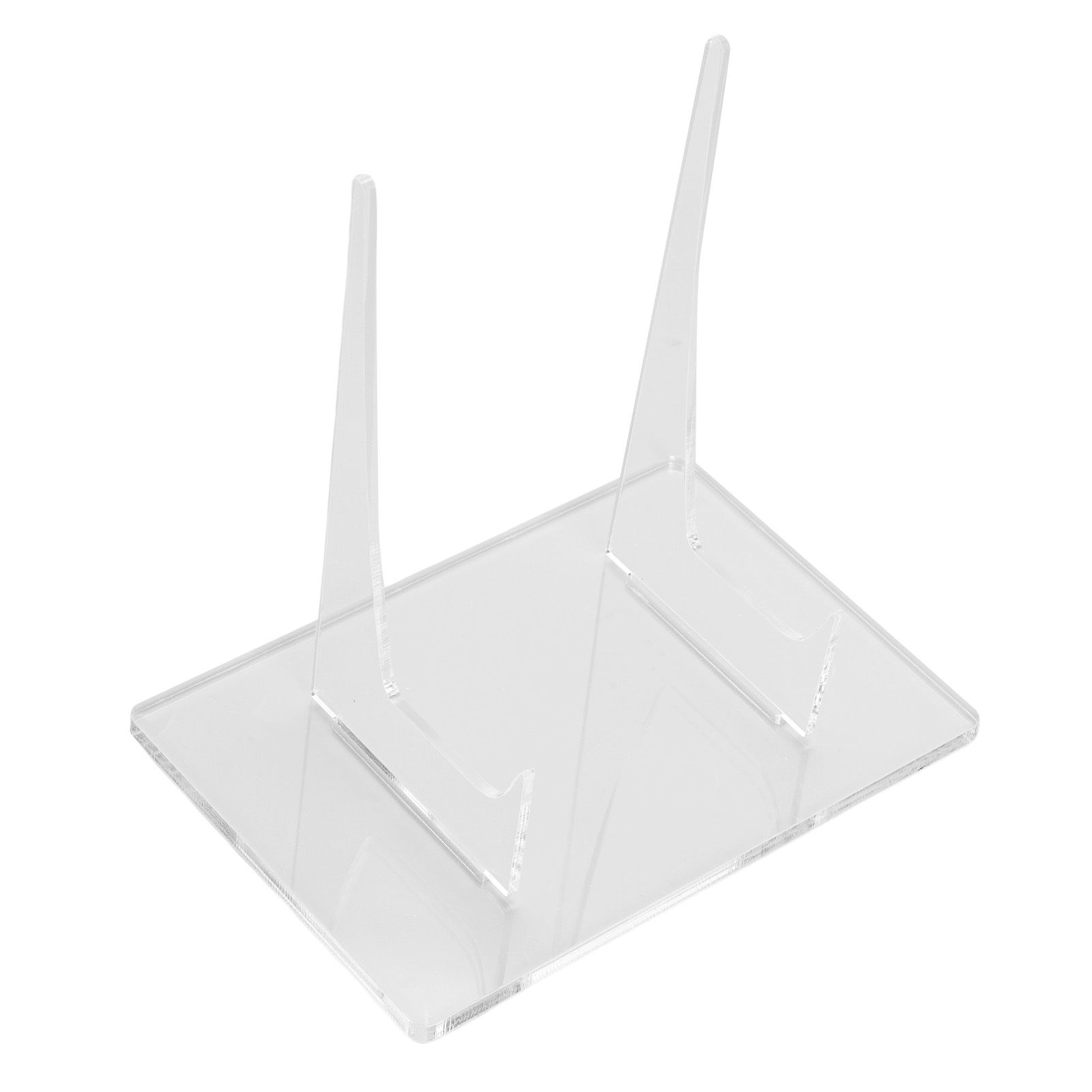 2 Packs Large Plate Holder Acrylic Clear Plate Display Stand for Book view 6