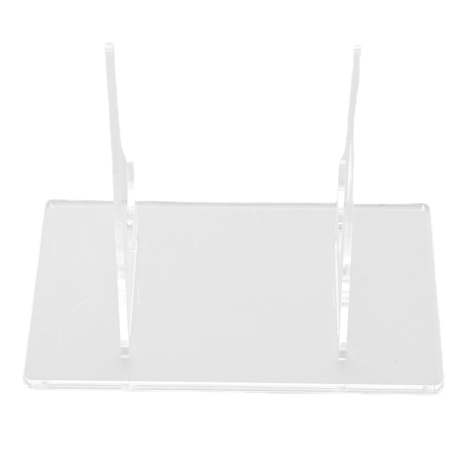 2 Packs Large Plate Holder Acrylic Clear Plate Display Stand for Book view 12
