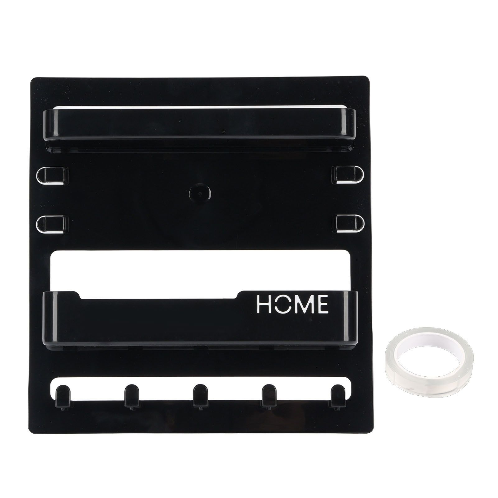 Bedside Shelf Accessories Organizer Wall Mount Self Stick On Dorm Room Wall view 3