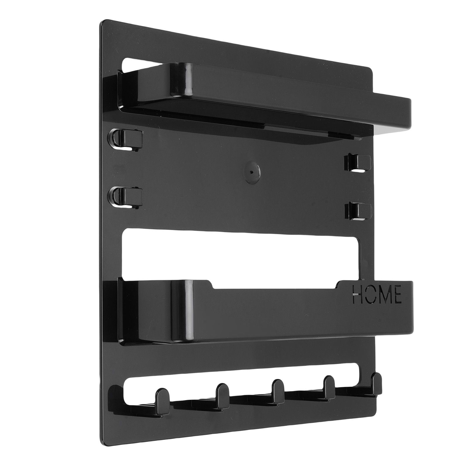 Bedside Shelf Accessories Organizer Wall Mount Self Stick On Dorm Room Wall view 9