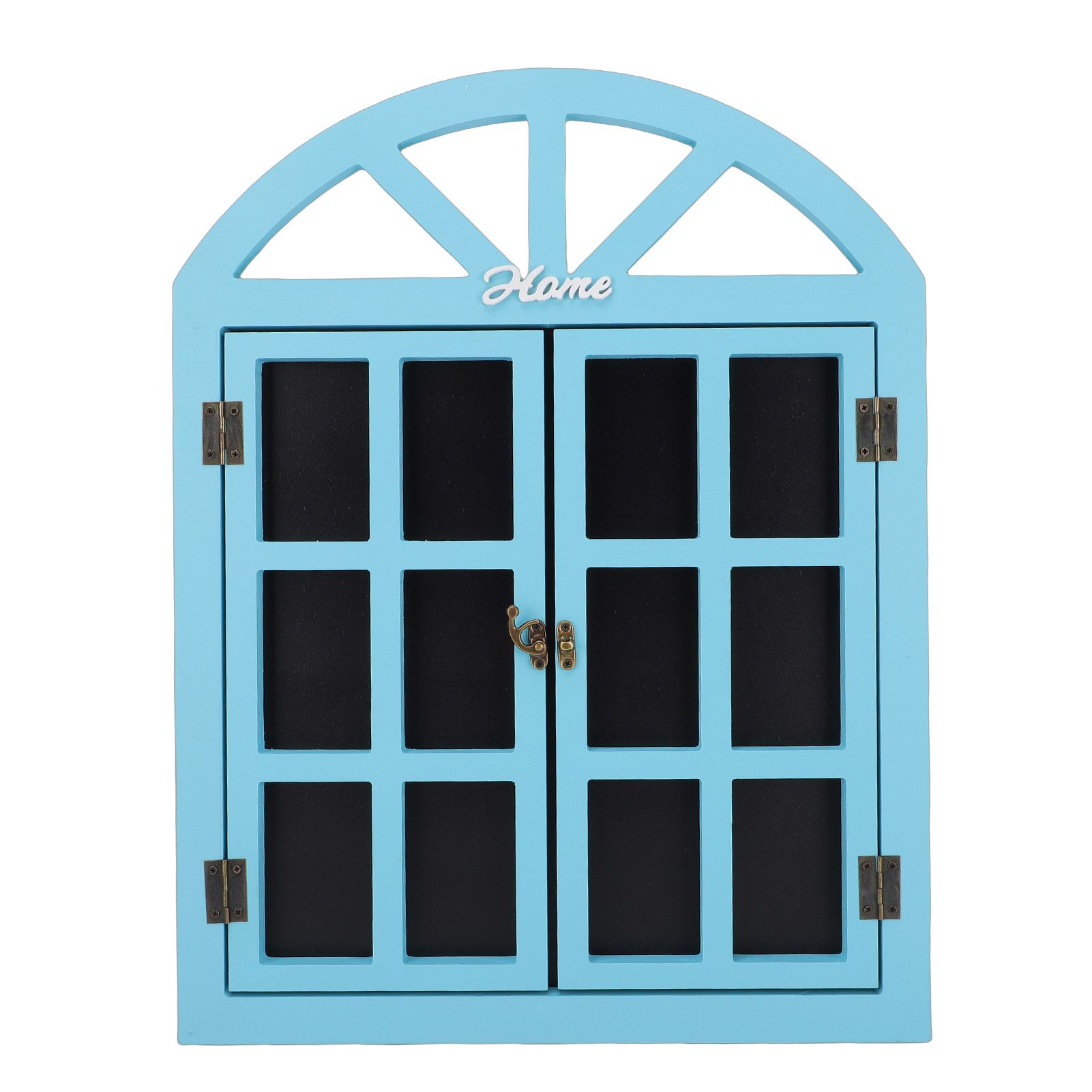 Hanging Chalkboard Sign Wooden Erasable Window Frame Shaped Hanging Message