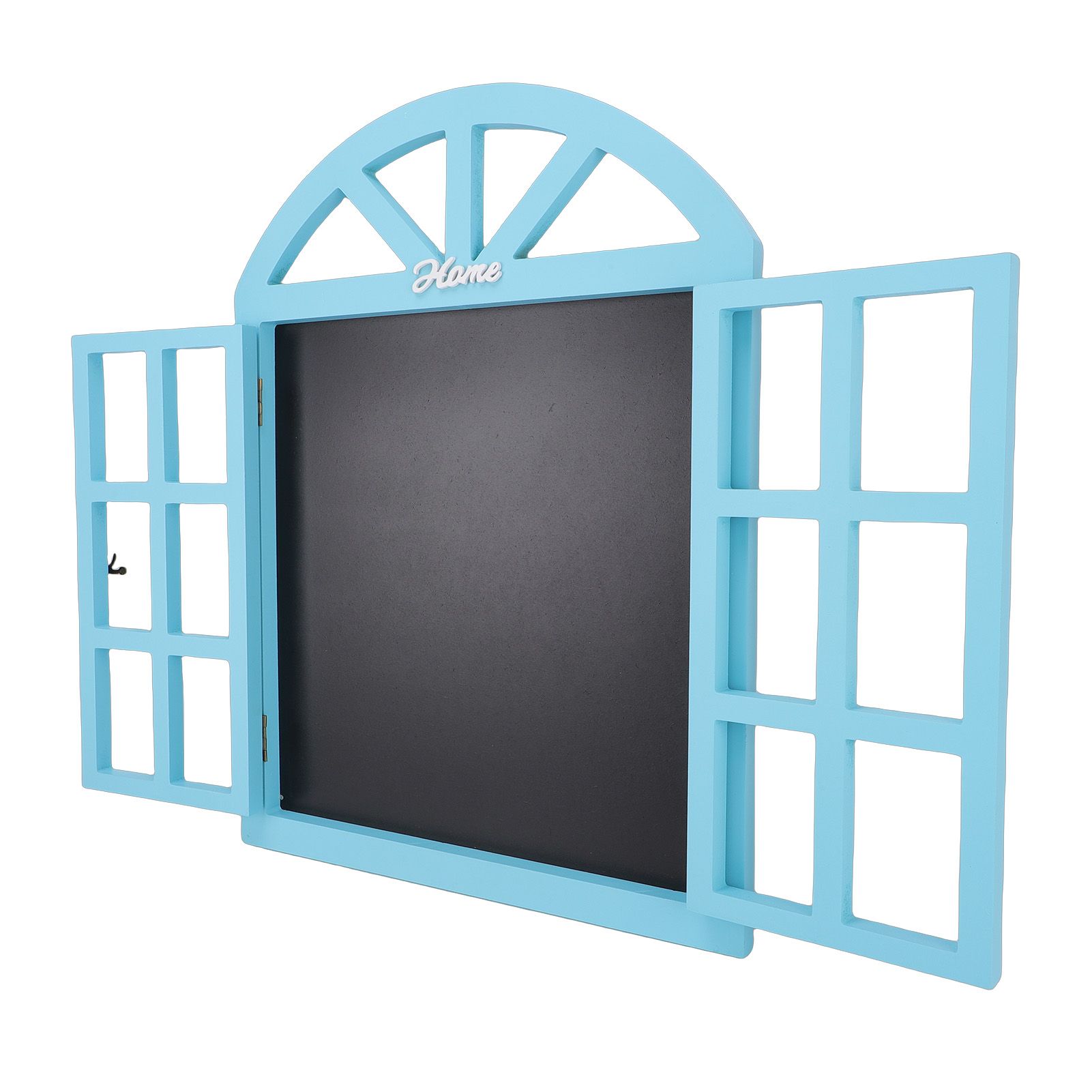 Hanging Chalkboard Sign Wooden Erasable Window Frame Shaped Hanging Message view 4