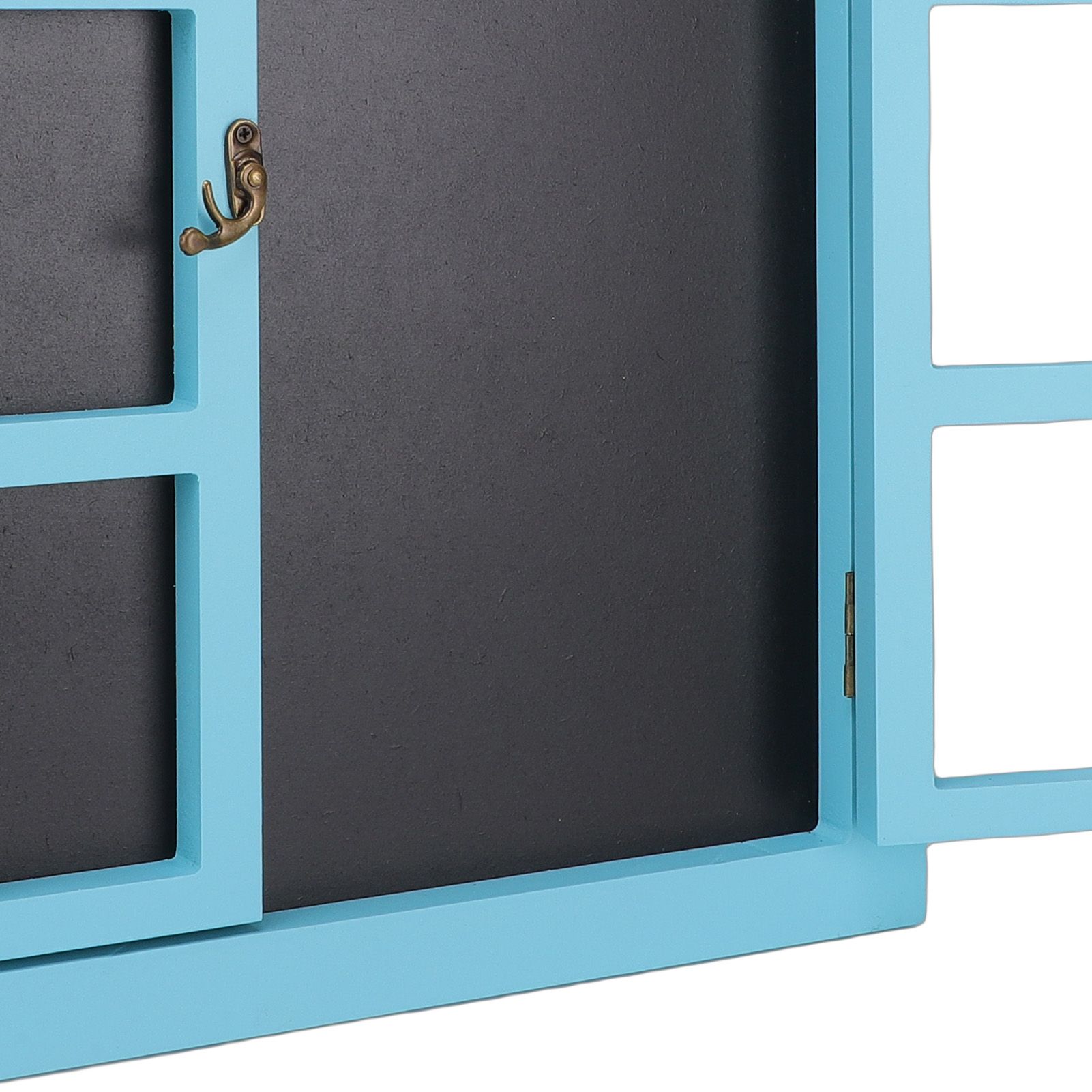 Hanging Chalkboard Sign Wooden Erasable Window Frame Shaped Hanging Message view 5