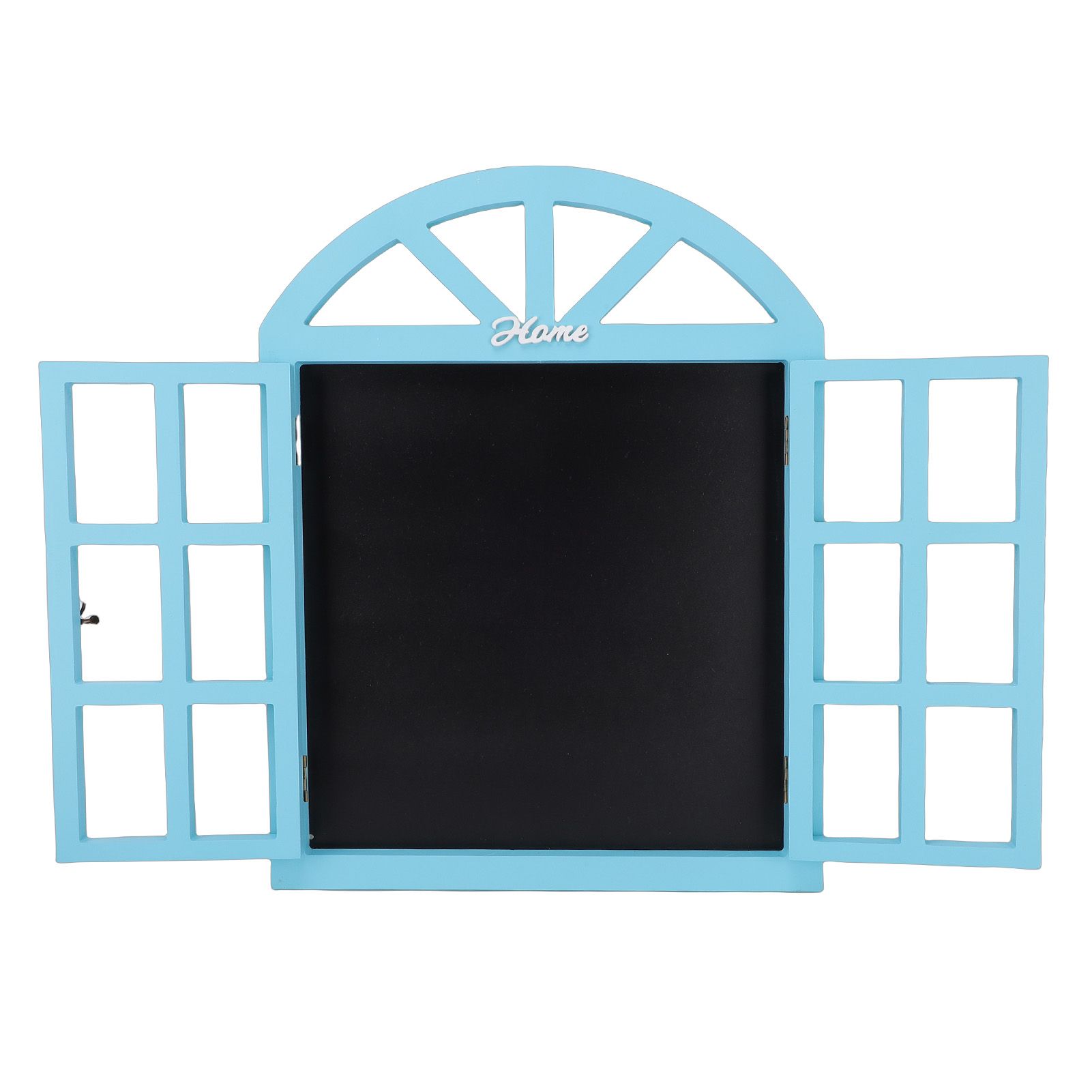 Hanging Chalkboard Sign Wooden Erasable Window Frame Shaped Hanging Message view 6