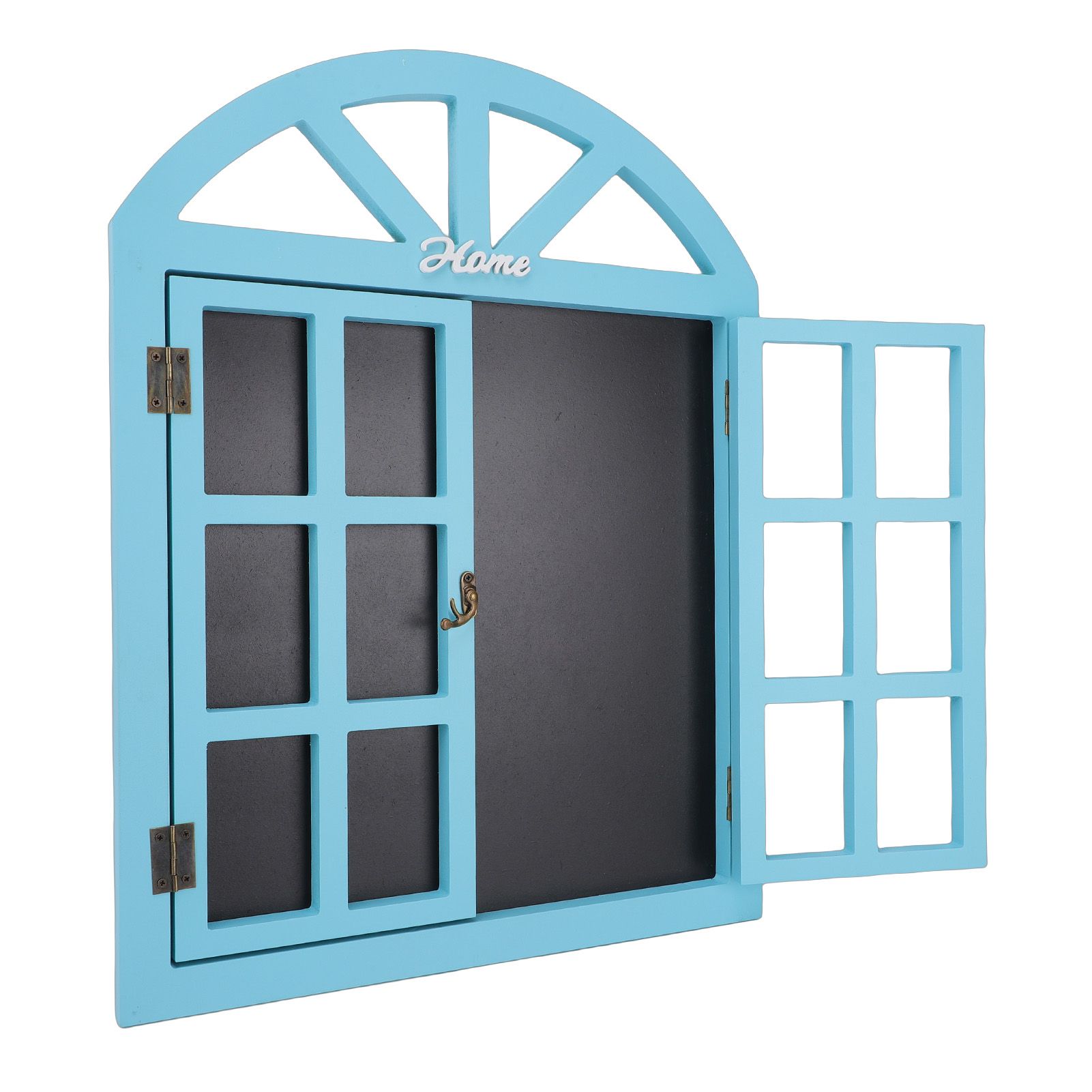 Hanging Chalkboard Sign Wooden Erasable Window Frame Shaped Hanging Message view 8
